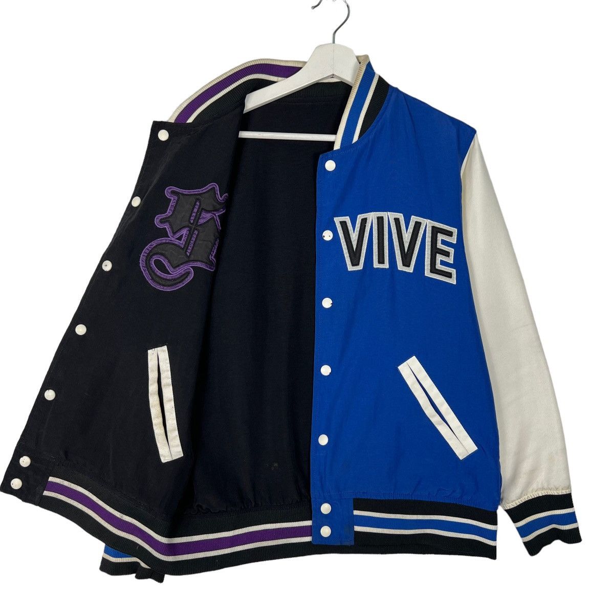 Japanese Brand 🔥 ILLS REVERSIBLE BOMBER JACKET Size US S / EU 44-46 / 1 - 7 Thumbnail