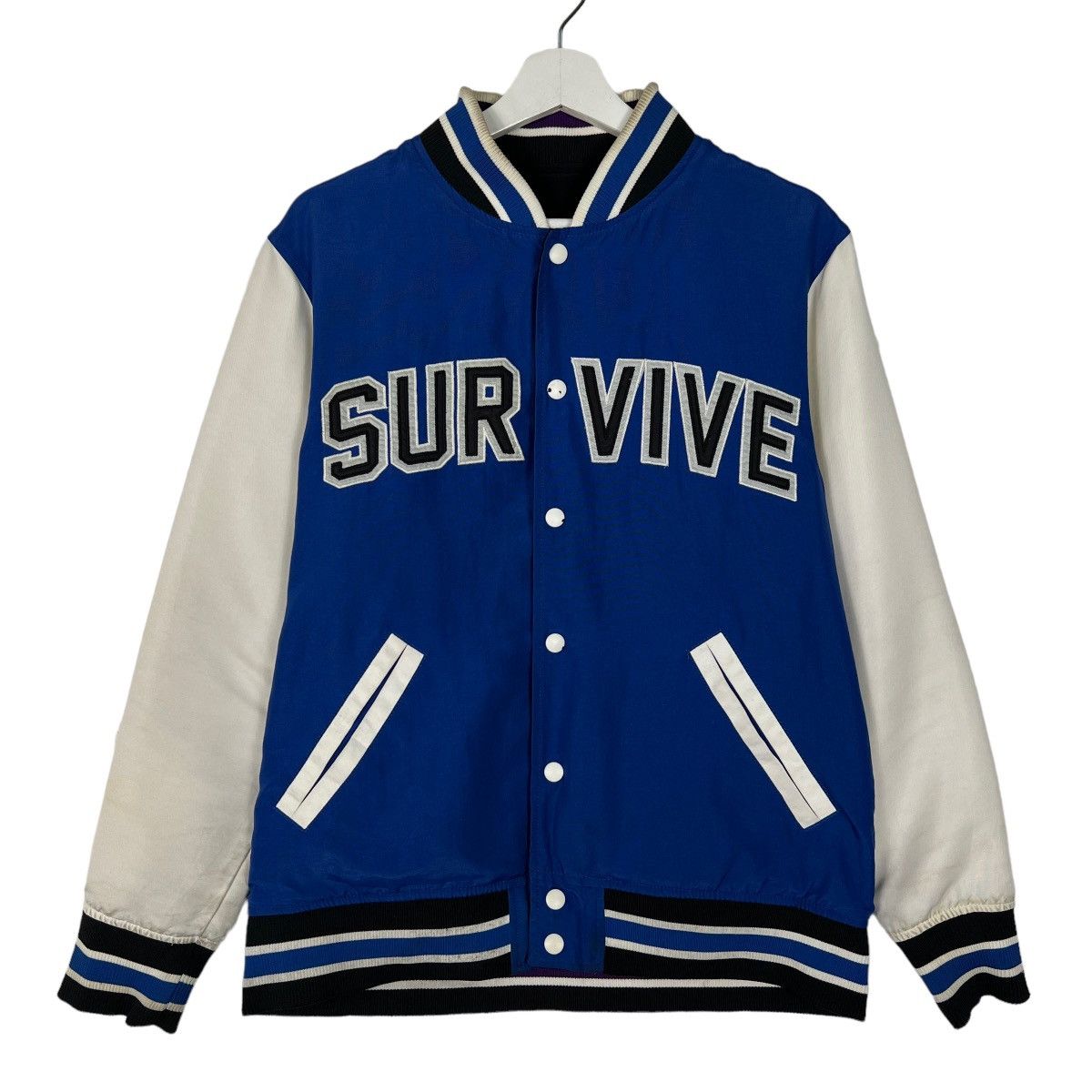 Japanese Brand 🔥 ILLS REVERSIBLE BOMBER JACKET Size US S / EU 44-46 / 1 - 2 Thumbnail