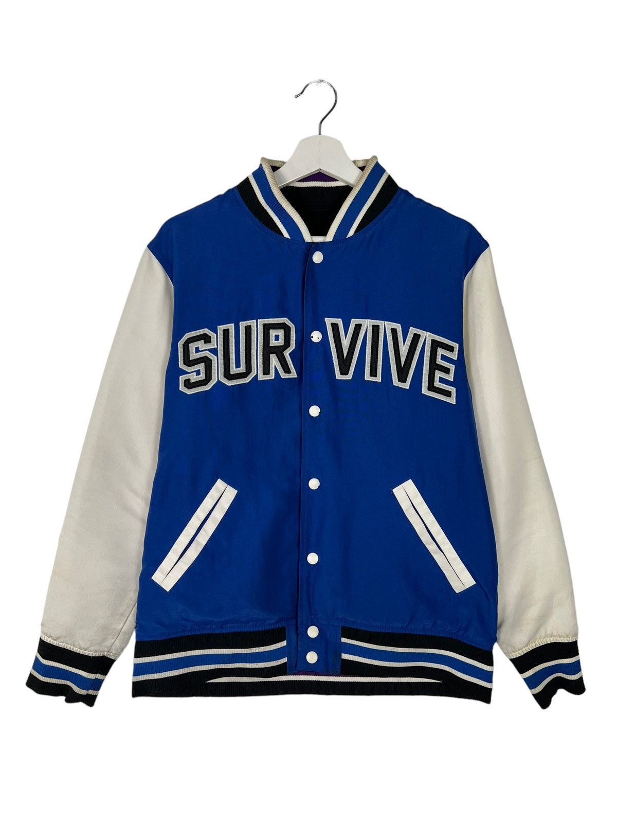 Japanese Brand 🔥 ILLS REVERSIBLE BOMBER JACKET Size US S / EU 44-46 / 1 - 4 Thumbnail