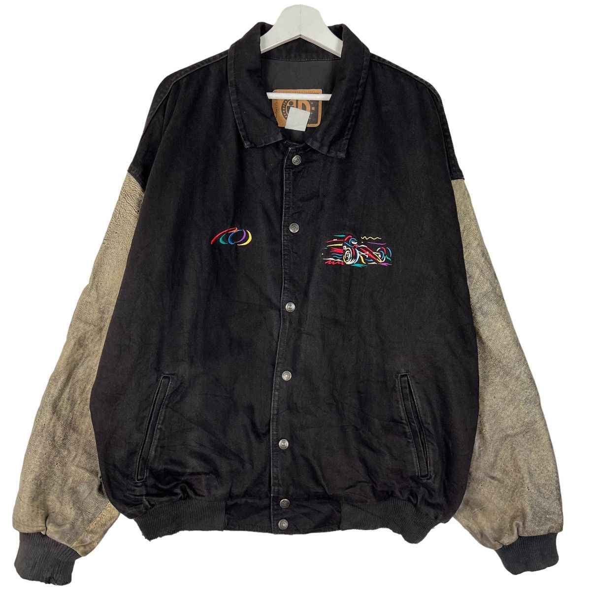 🔥 VINTAGE FORMULA 1 VARSITY BOMBER JACKET