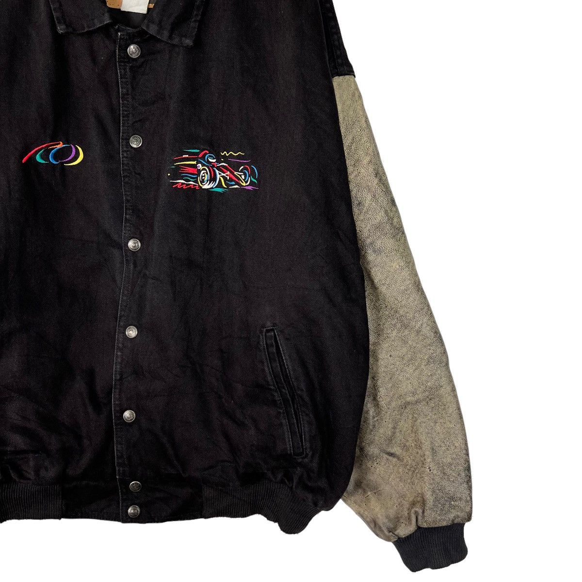 Formula 1 🔥 VINTAGE FORMULA 1 VARSITY BOMBER JACKET Size US XXL / EU 58 / 5 - 5 Thumbnail