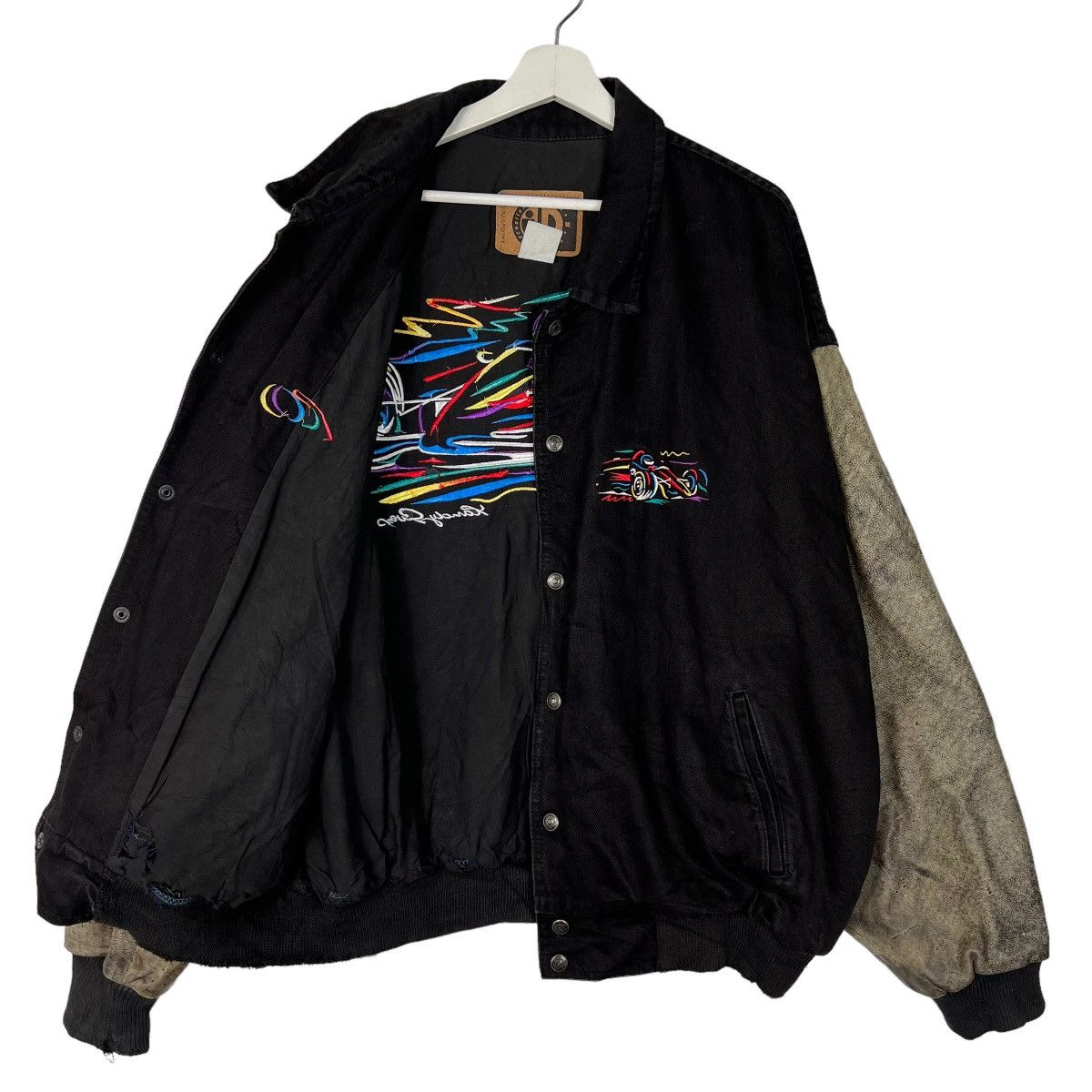 Formula 1 🔥 VINTAGE FORMULA 1 VARSITY BOMBER JACKET Size US XXL / EU 58 / 5 - 7 Thumbnail