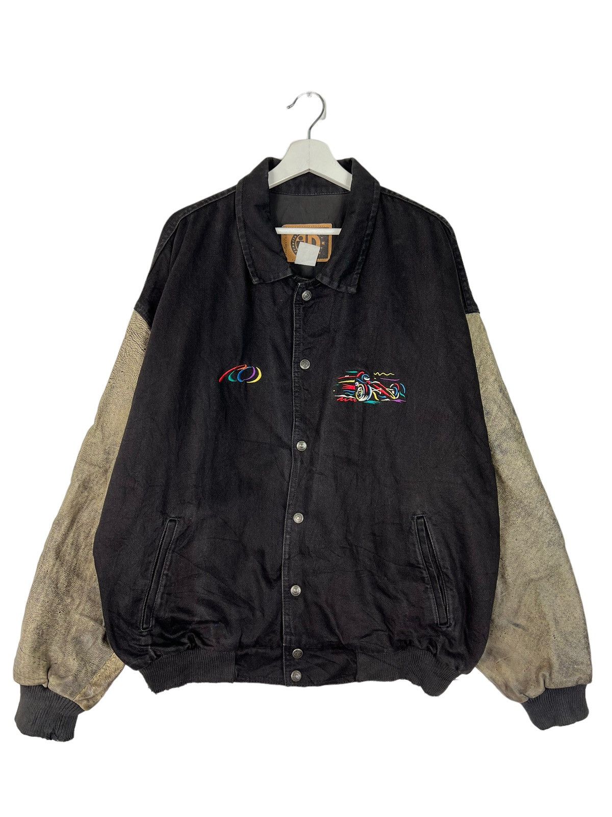 Formula 1 🔥 VINTAGE FORMULA 1 VARSITY BOMBER JACKET Size US XXL / EU 58 / 5 - 6 Thumbnail