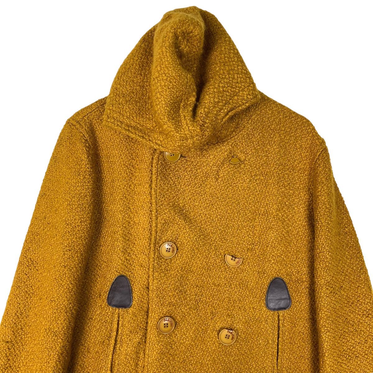 Issey Miyake 🔥 NE-NET BY ISSEY MIYAKE DOUBLE BREASTED HOODIES PEACOAT Size M / US 6-8 / IT 42-44 - 5 Thumbnail