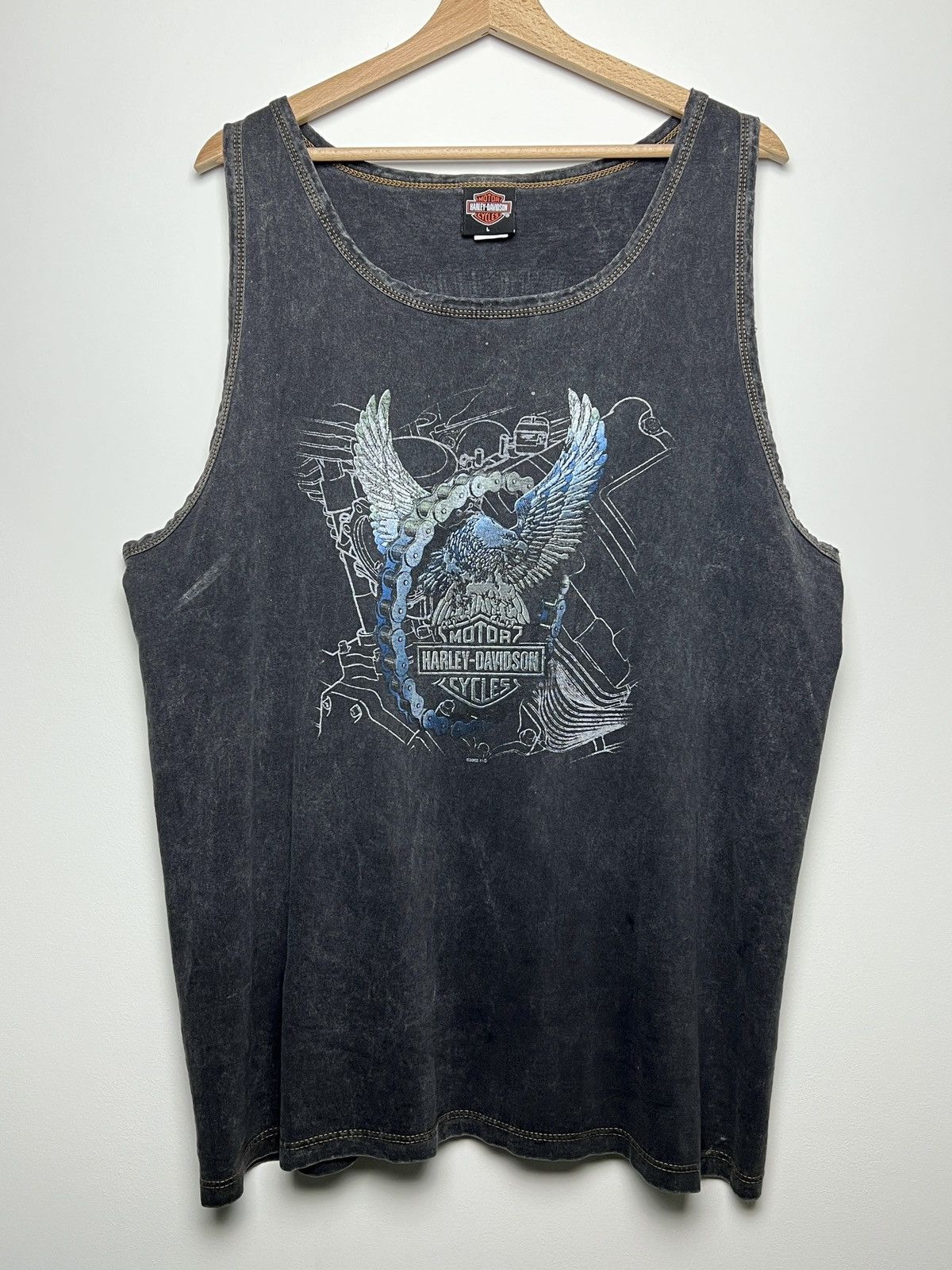 Harley Davidson harley davidson washed tank top vintage l-xl Size US L / EU 52-54 / 3 - 1 Thumbnail