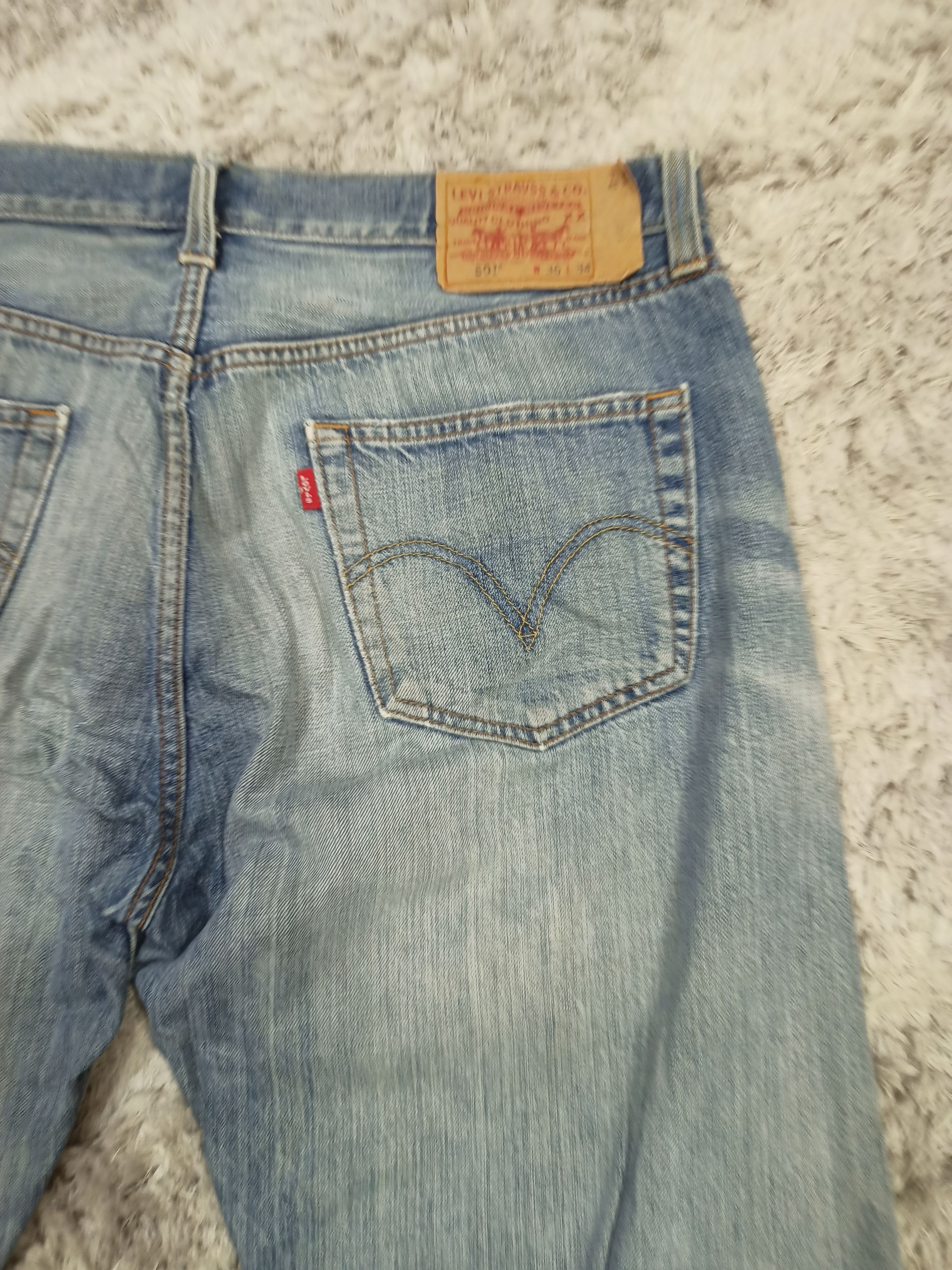 Levi's Vintage Clothing Vintage Levi's 501 Repaired Distressed Jeans Size US 36 / EU 52 - 9 Thumbnail
