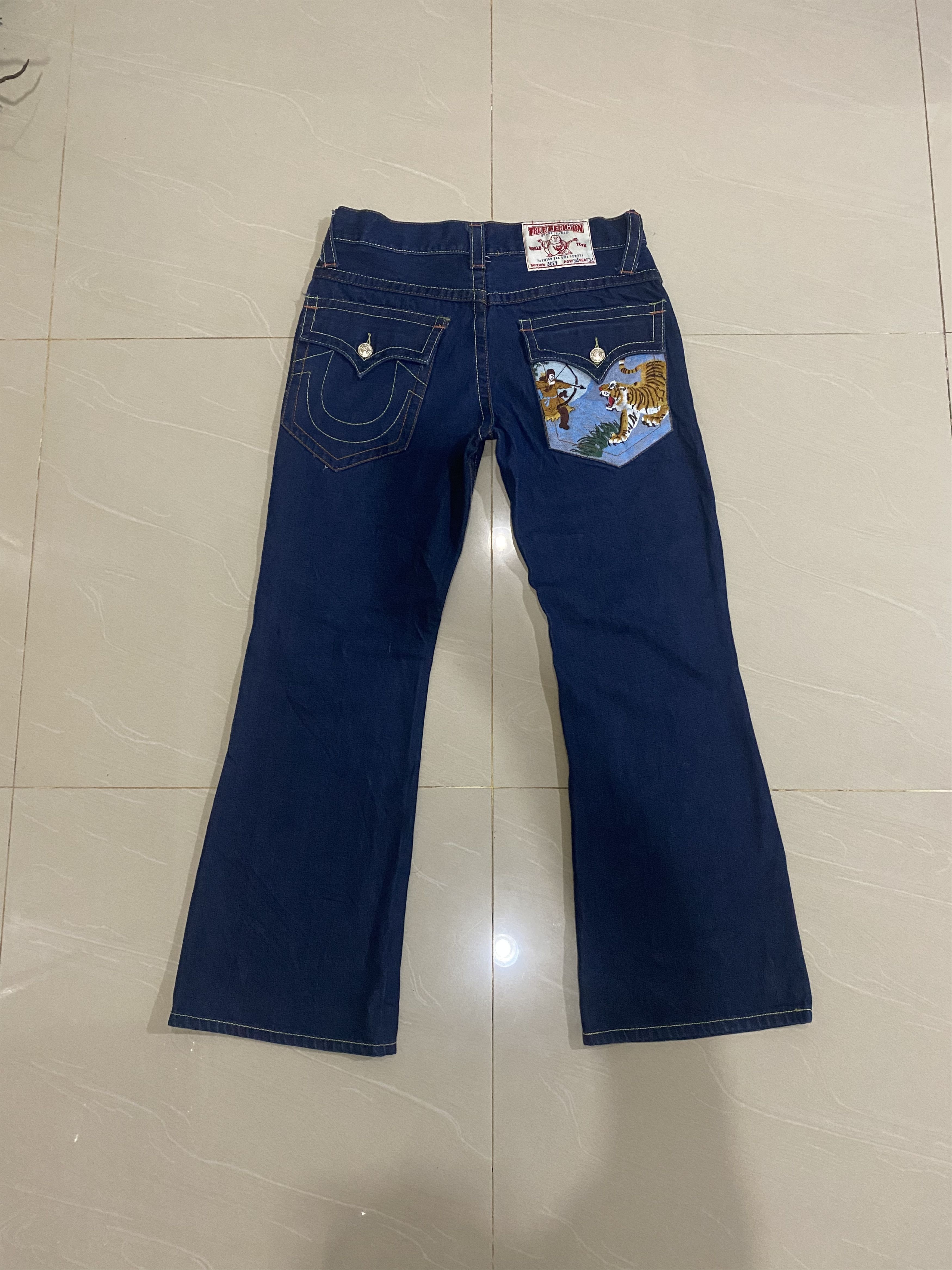 True Religion True Religion Jeans Embroidery Tiger Logo Size US 34 / EU 50 - 1 Thumbnail