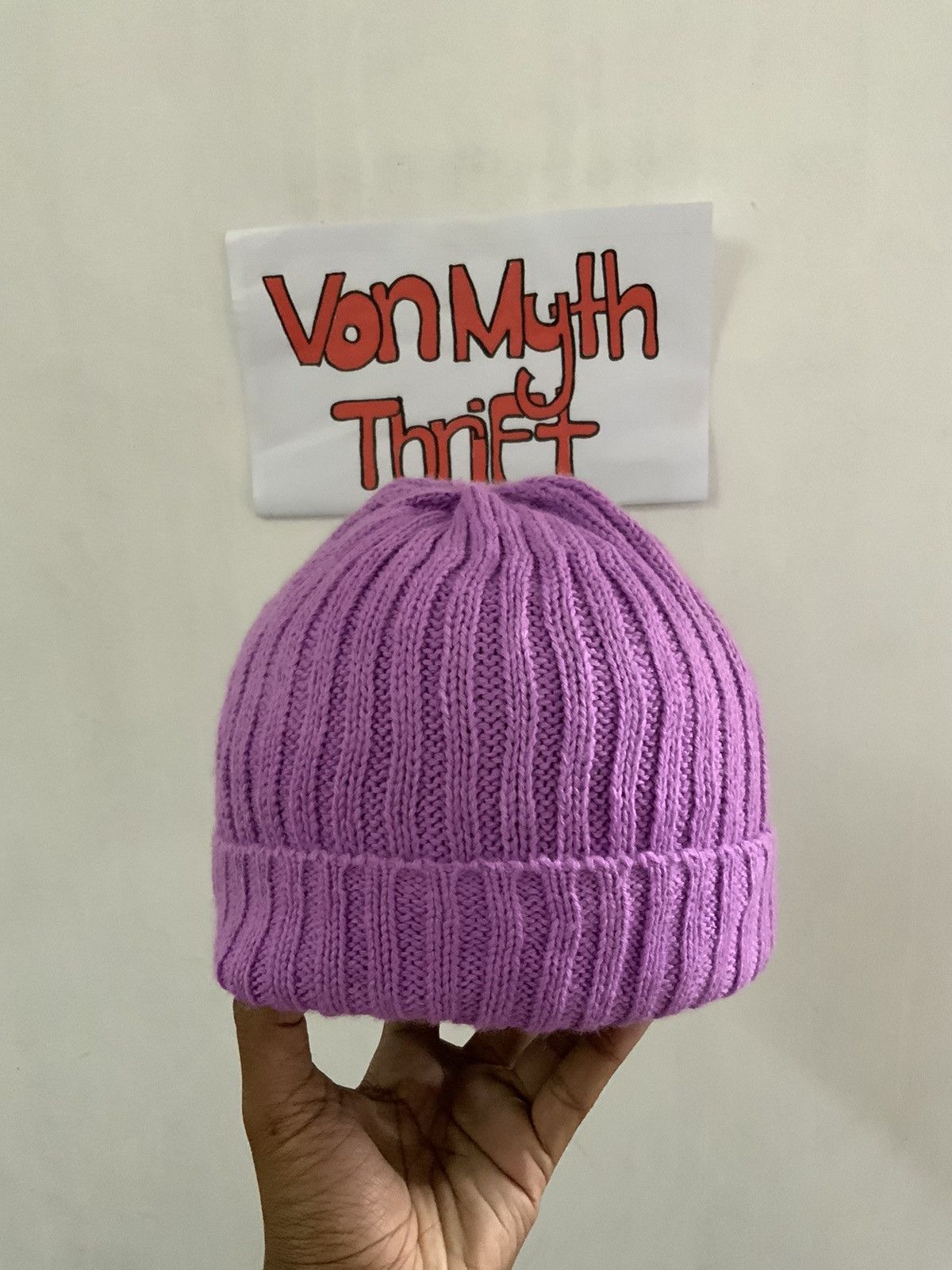 Hat Club HELLO Pink Cross Stitch Winter Session Snow Hat Size ONE SIZE - 4 Thumbnail