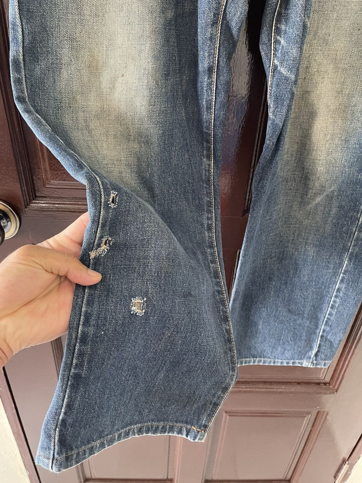 Japanese Brand × Vintage Coca Cola Patches💥 Onside by Person Distress Denim Size US 33 - 16 Thumbnail
