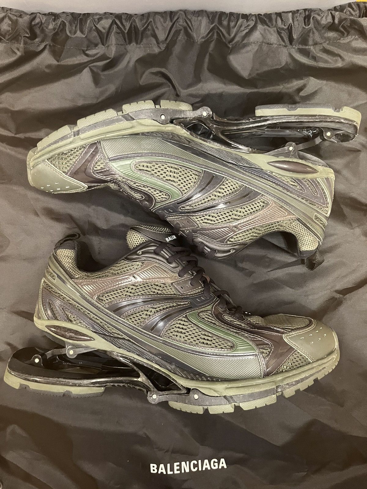 image of Balenciaga X-Pander Sneaker in Green, Men's (Size 13)