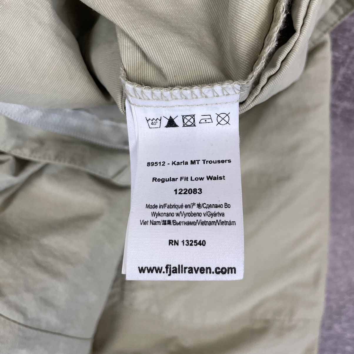 Fjallraven Fjallraven Beige Outdoor Cargo Pants Size 27" / US 4 / IT 40 - 8 Thumbnail