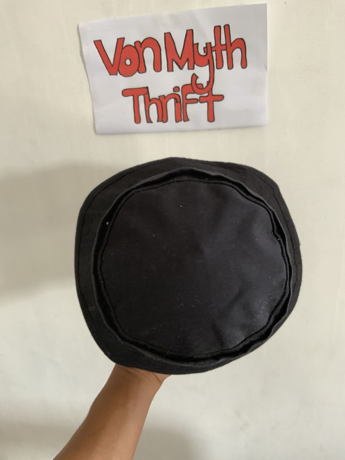Decky Decky Plain Black Cotton Bucket Hat Size ONE SIZE - 5 Thumbnail