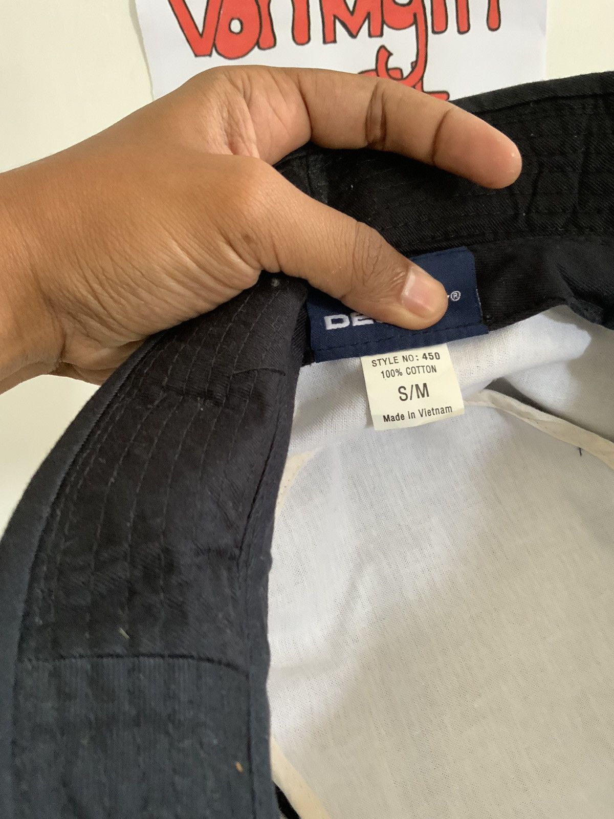 Decky Decky Plain Black Cotton Bucket Hat Size ONE SIZE - 11 Thumbnail