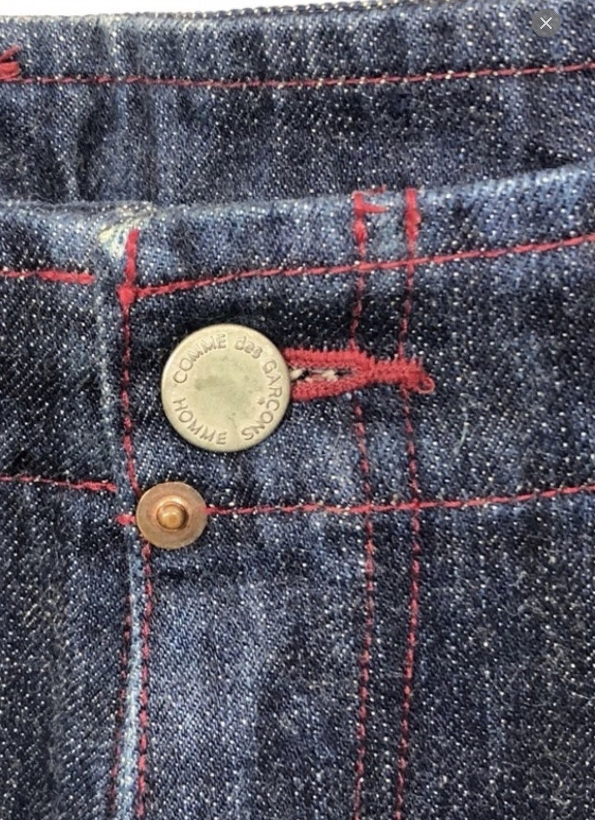 Comme des Garcons × Japanese Brand Comme Des Garcons Denim Jeans Selvedge Trousers Pants Size US 31 - 5 Thumbnail