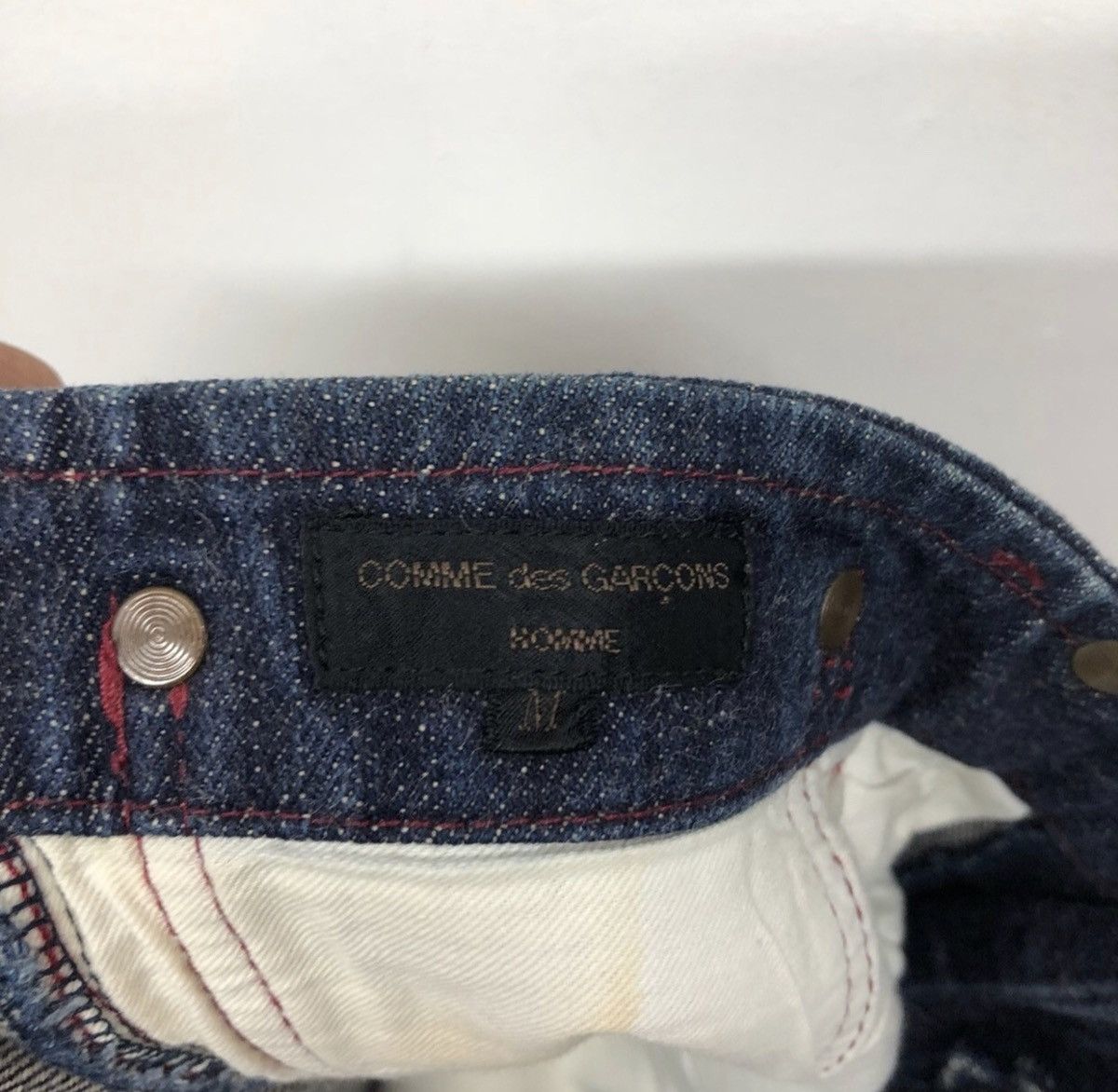 Comme des Garcons × Japanese Brand Comme Des Garcons Denim Jeans Selvedge Trousers Pants Size US 31 - 7 Thumbnail