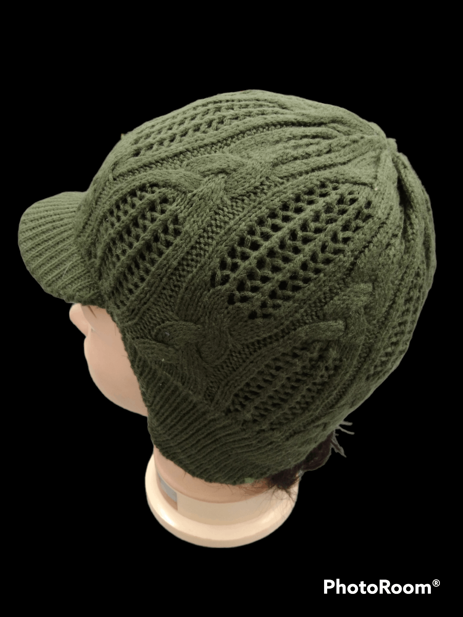Diesel DiESEL EAR FLAP GREEEN ARMY Size ONE SIZE - 2 Thumbnail