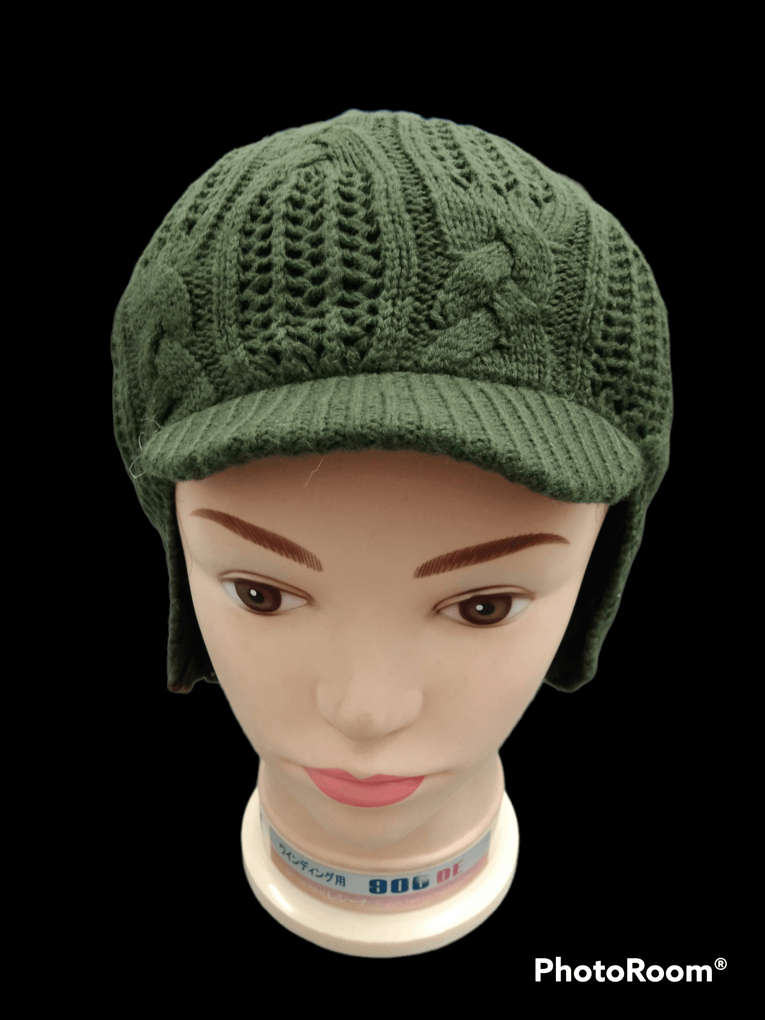 Diesel DiESEL EAR FLAP GREEEN ARMY Size ONE SIZE - 3 Thumbnail