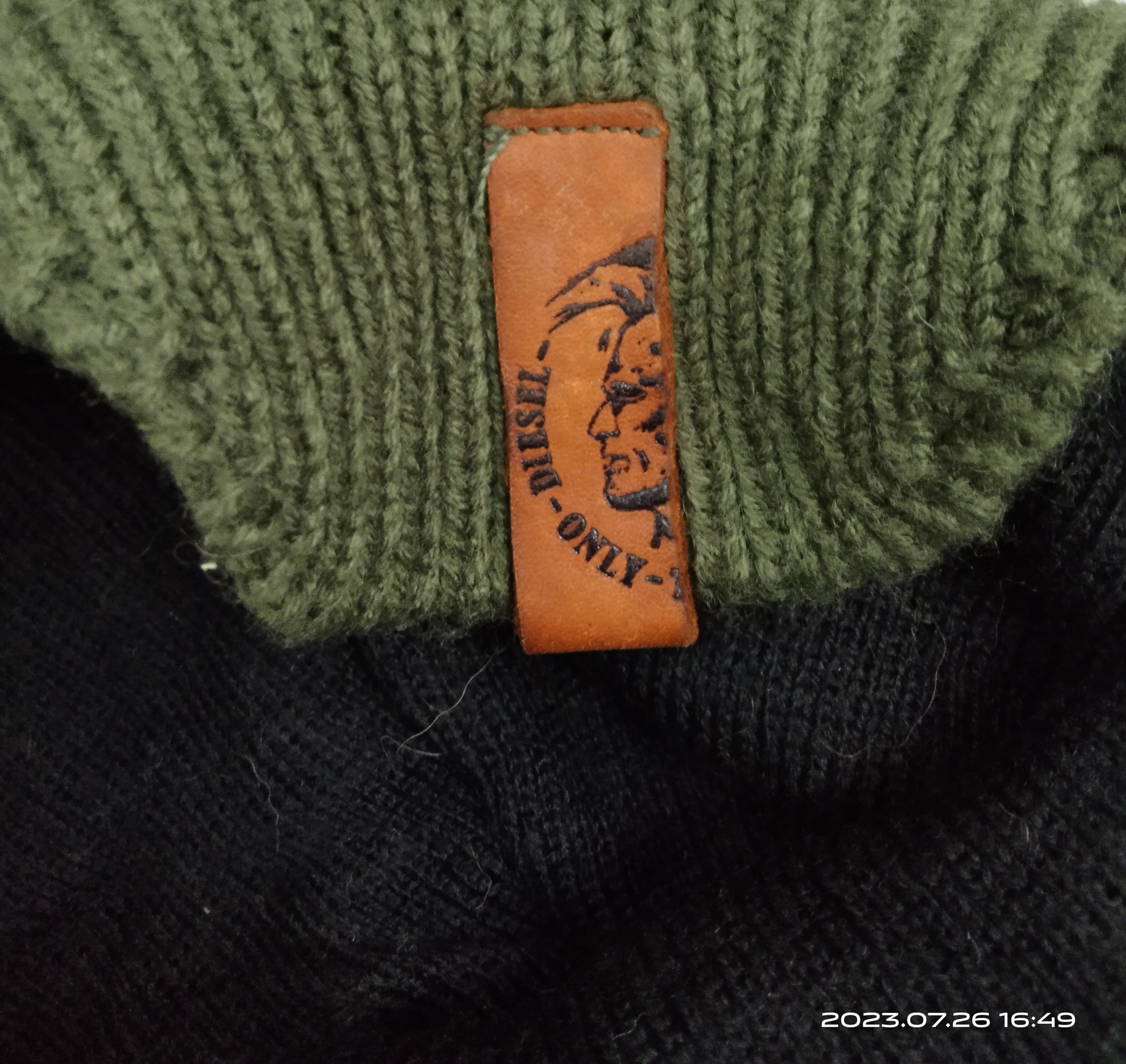 Diesel DiESEL EAR FLAP GREEEN ARMY Size ONE SIZE - 4 Thumbnail