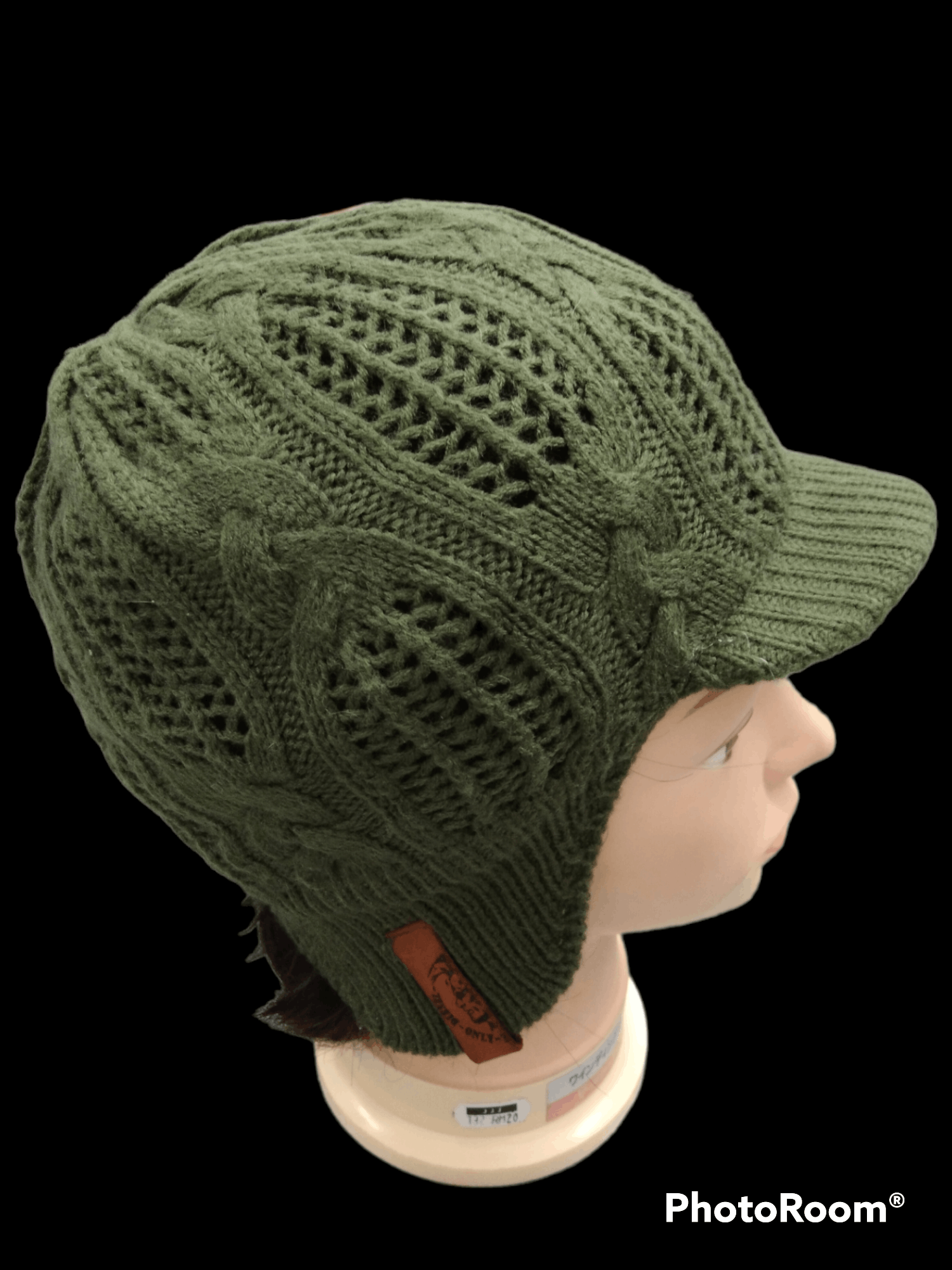 Diesel DiESEL EAR FLAP GREEEN ARMY Size ONE SIZE - 1 Thumbnail