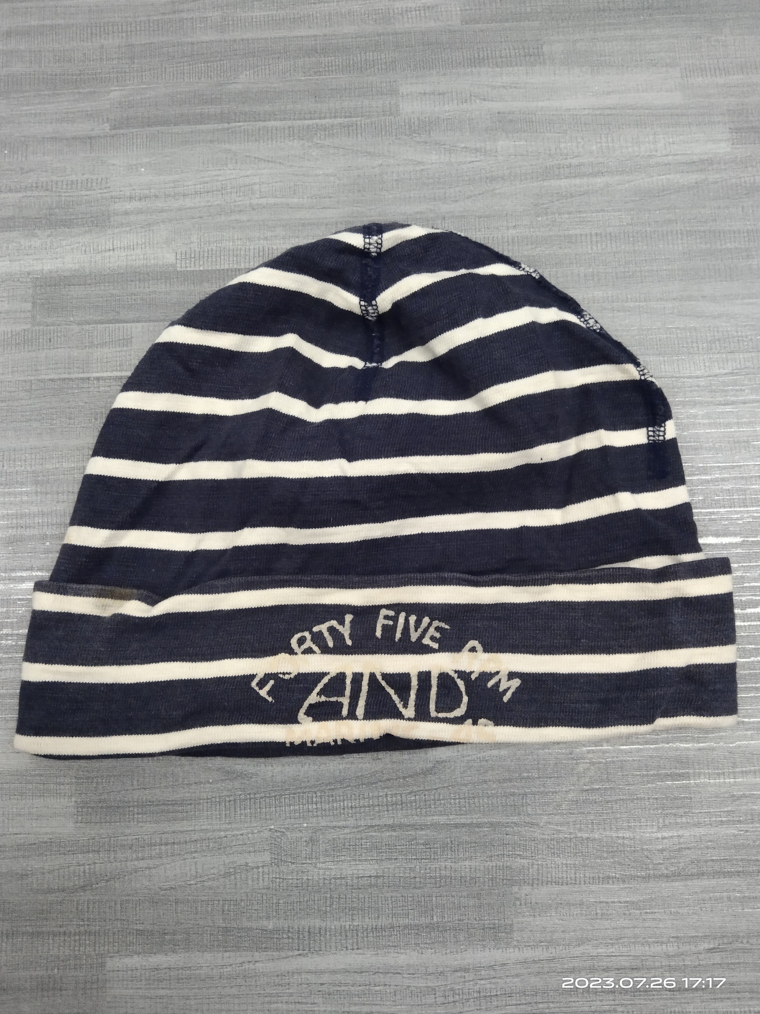 45rpm SICK 45RPM STRIPE BEANIE HAT Size ONE SIZE - 2 Thumbnail