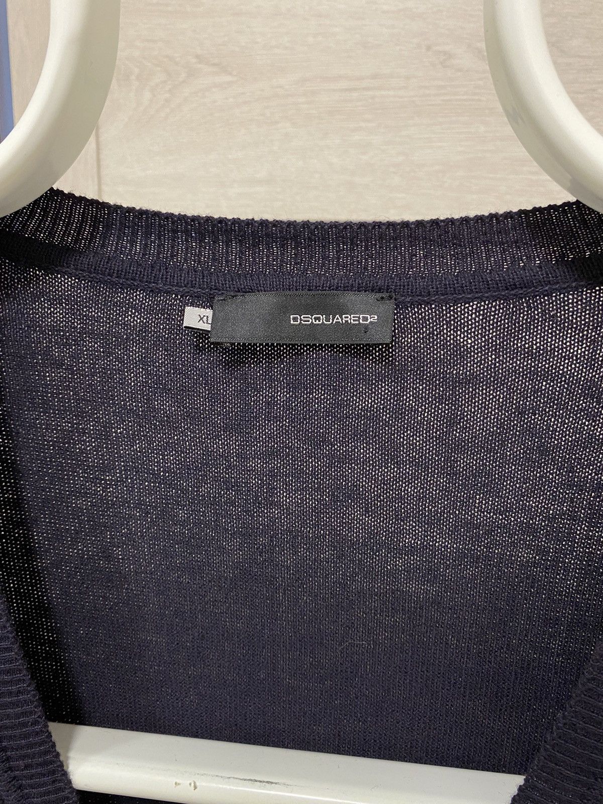 Dsquared2 × Vintage D2 Dsquared2 Vintage Made in Italy Green Stripped Cardigan Size US XL / EU 56 / 4 - 4 Thumbnail