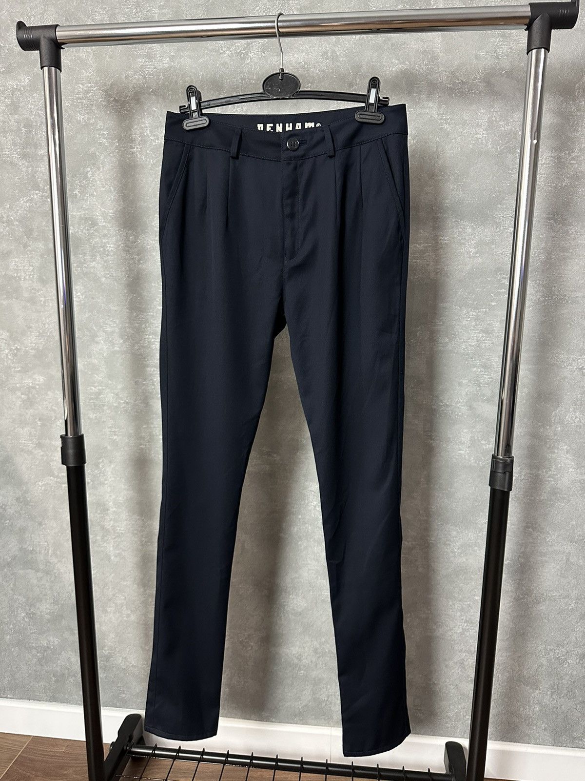 DENHAM × Designer Denham Harissa Mid-Low Crotch Navy Women’s Pants Size 28" / US 6 / IT 42 - 1 Thumbnail