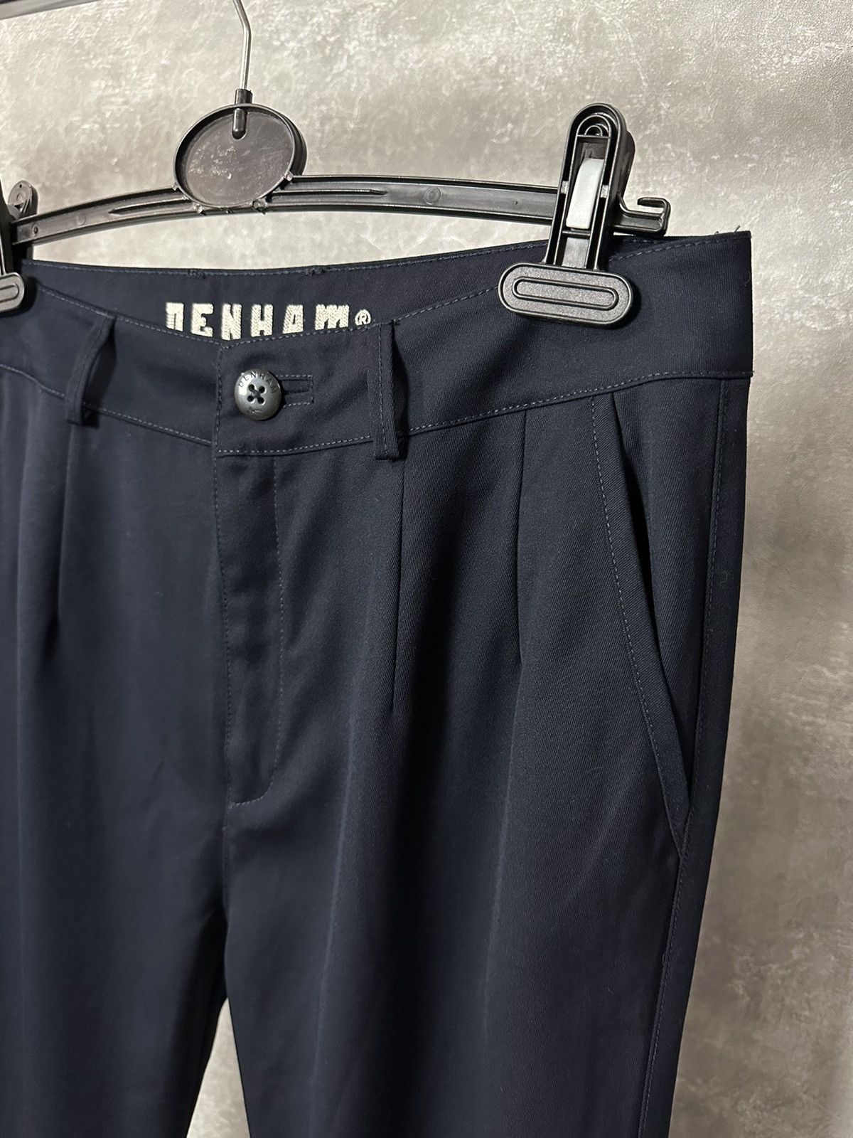 DENHAM × Designer Denham Harissa Mid-Low Crotch Navy Women’s Pants Size 28" / US 6 / IT 42 - 4 Thumbnail