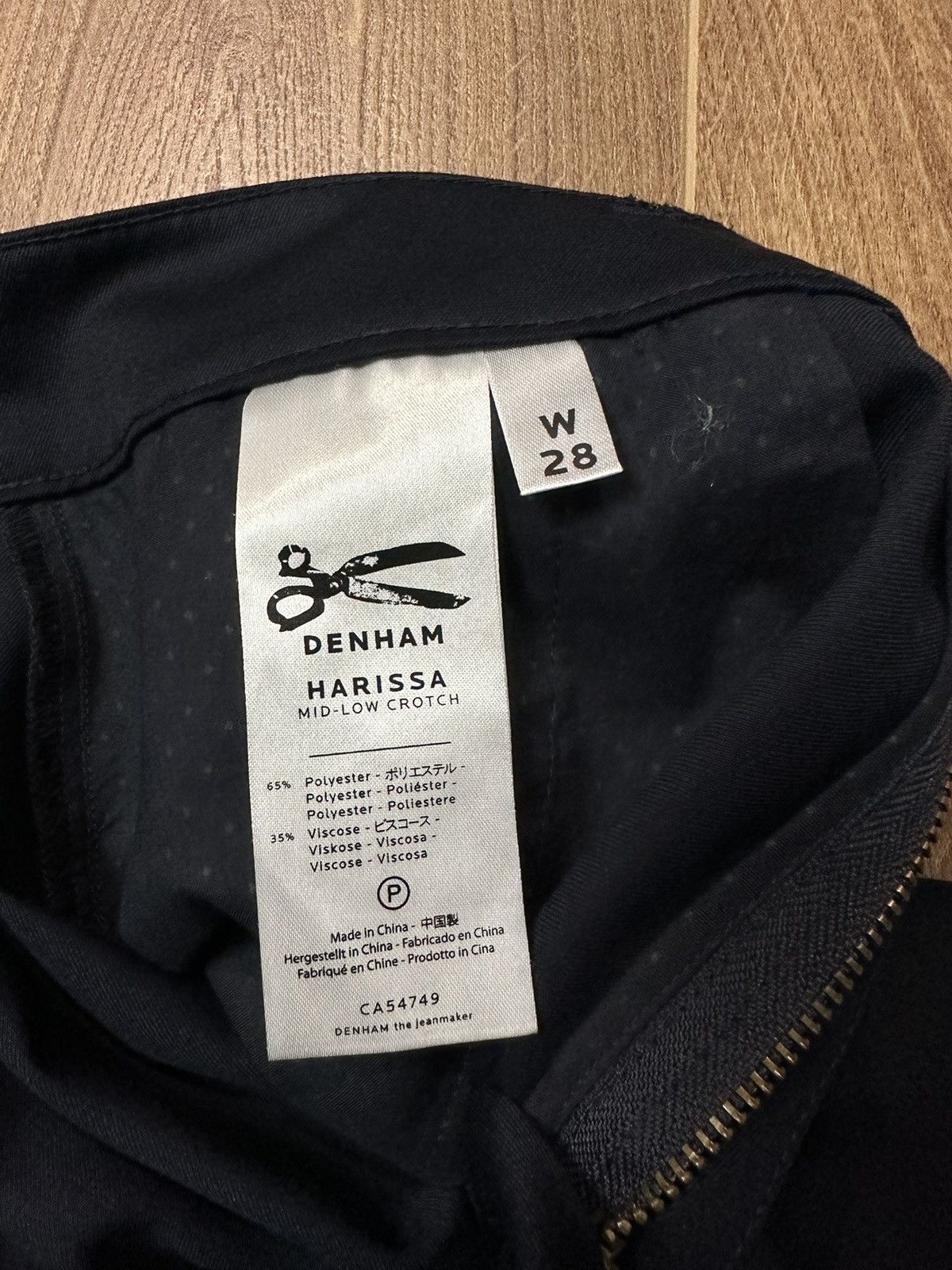 DENHAM × Designer Denham Harissa Mid-Low Crotch Navy Women’s Pants Size 28" / US 6 / IT 42 - 11 Thumbnail