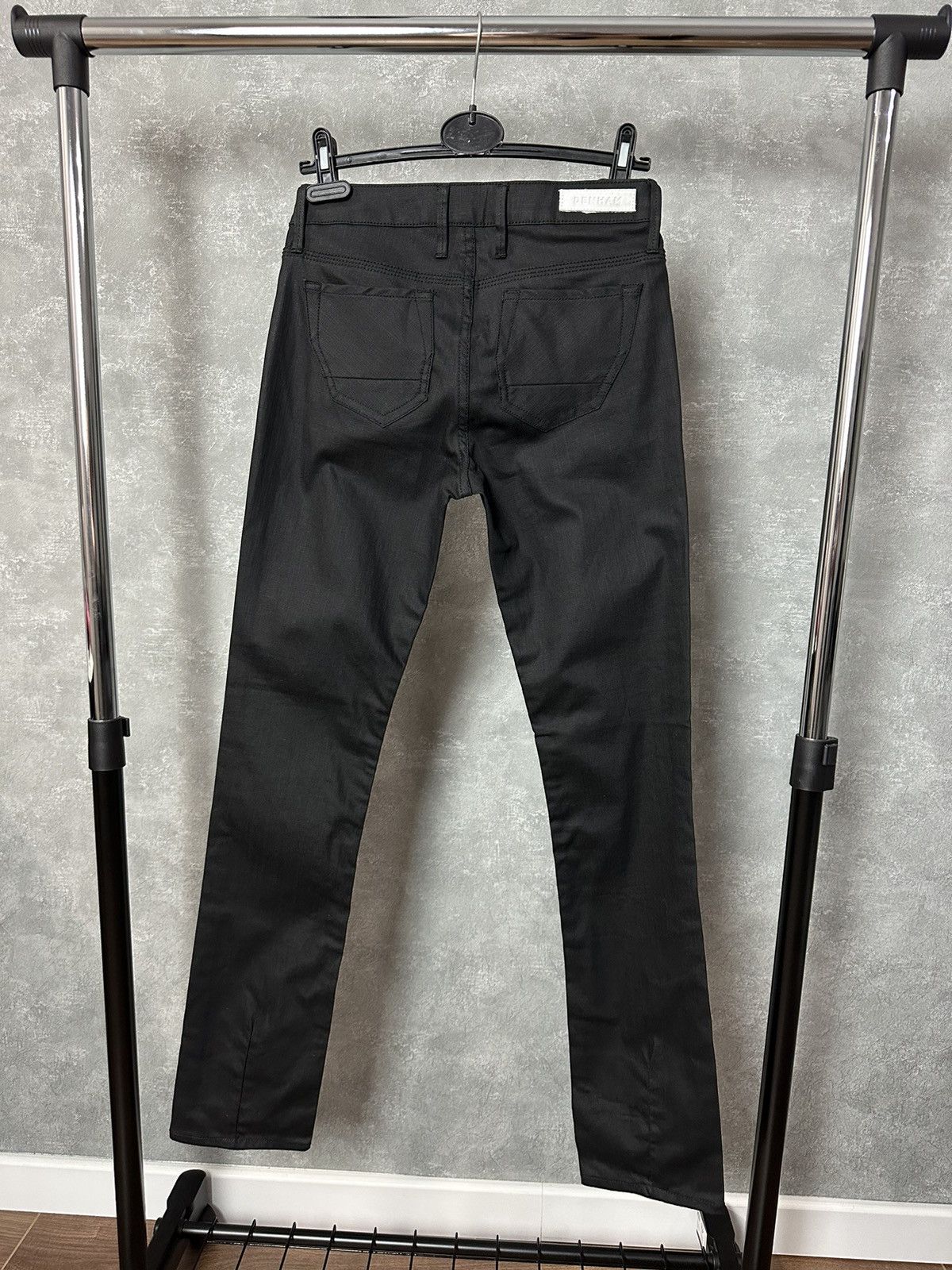 DENHAM × Designer Denham Black Waister High Fit Wax Cotton Women’s Pants Size 26" / US 2 / IT 38 - 6 Thumbnail