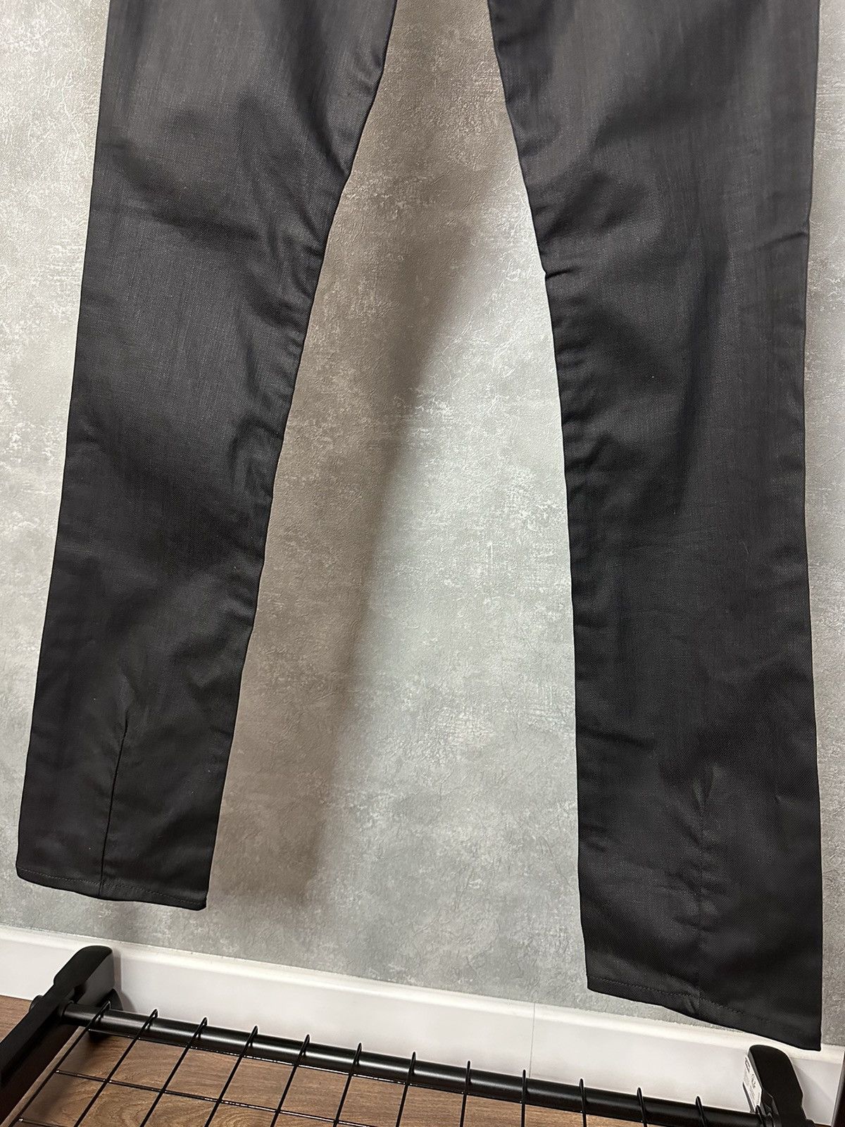 DENHAM × Designer Denham Black Waister High Fit Wax Cotton Women’s Pants Size 26" / US 2 / IT 38 - 8 Thumbnail