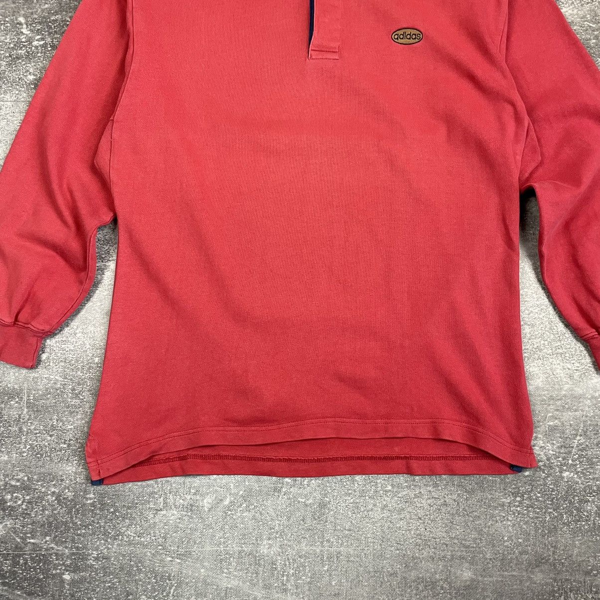 Adidas Vintage Adidas Rugby Long Sleeve T Shirt Size US XL / EU 56 / 4 - 3 Thumbnail