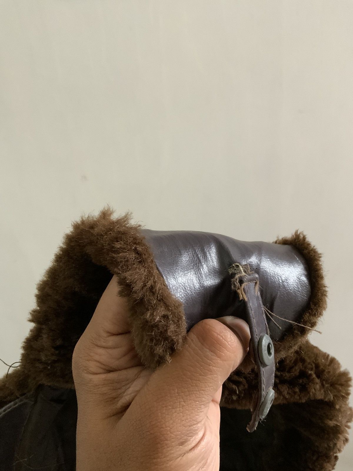 Vintage Vintage A2 Flyers Leather Fur Trooper Hat Size ONE SIZE - 21 Thumbnail