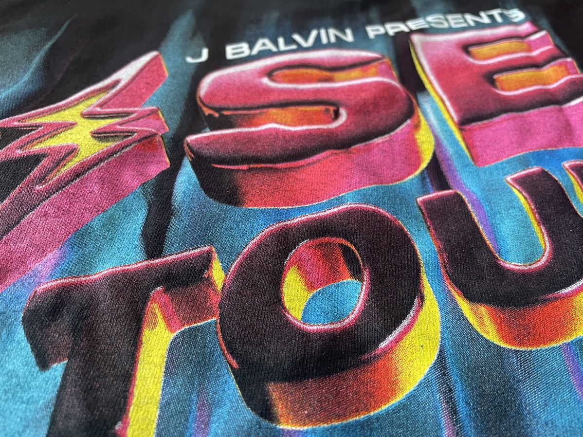 J Balvin Small J Balvin Shirt Jose Admat Tour 2022 Black Colores ABC Size US S / EU 44-46 / 1 - 7 Thumbnail