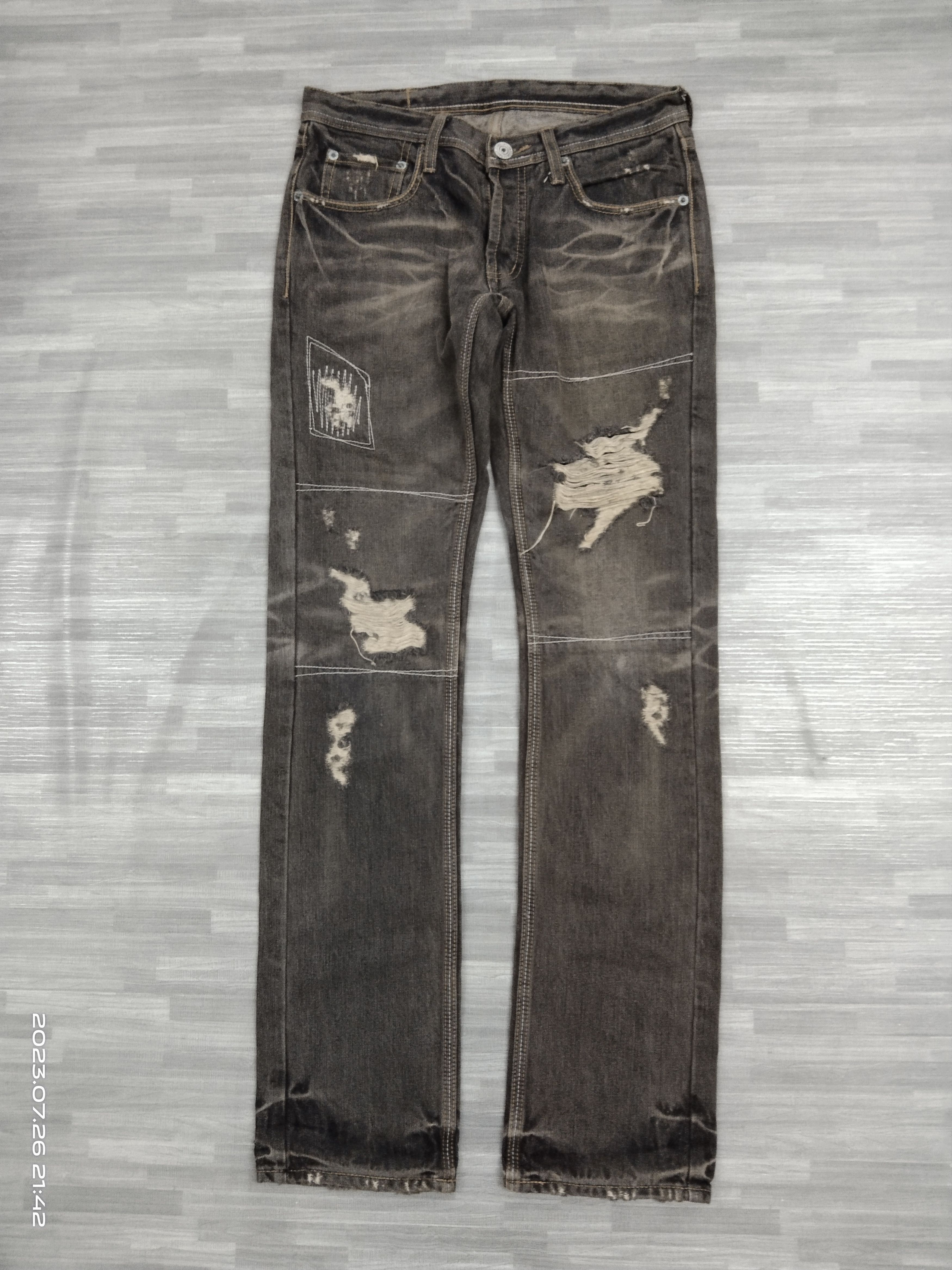 The Difference SiCK PACTHWORK DIFFERENCE RUPERT DENIM PANTS Size US 29 - 2 Thumbnail