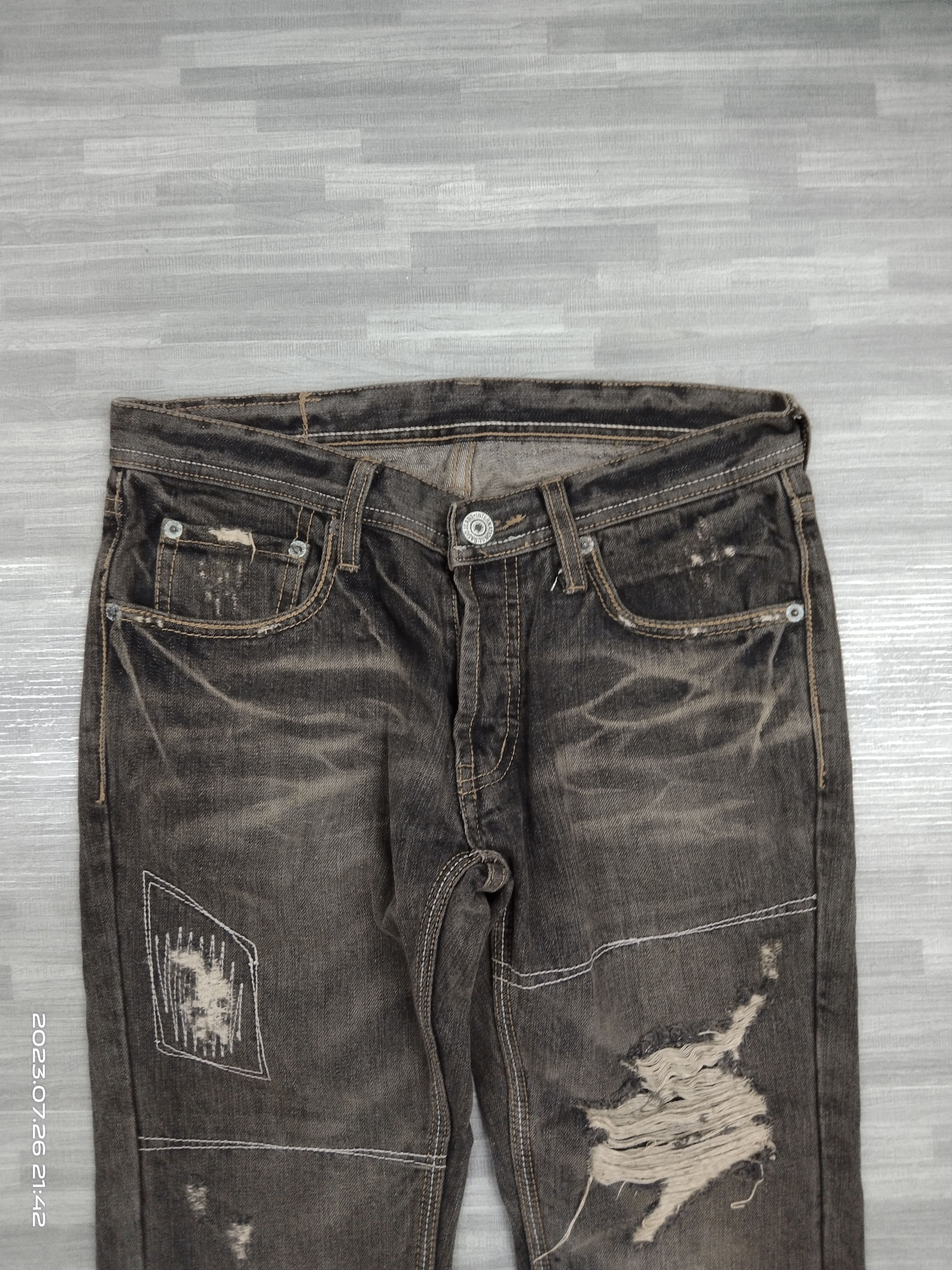 The Difference SiCK PACTHWORK DIFFERENCE RUPERT DENIM PANTS Size US 29 - 4 Thumbnail