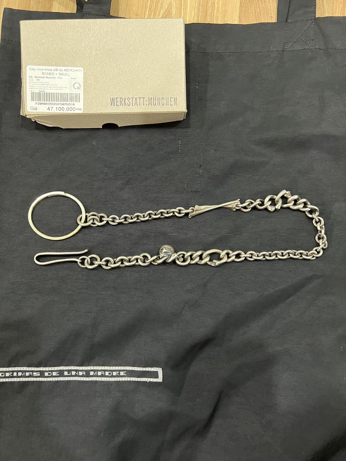 WERKSTATT：MUNCHEN KEYRING NAME PLATE WERKSTATT：MUNCHEN