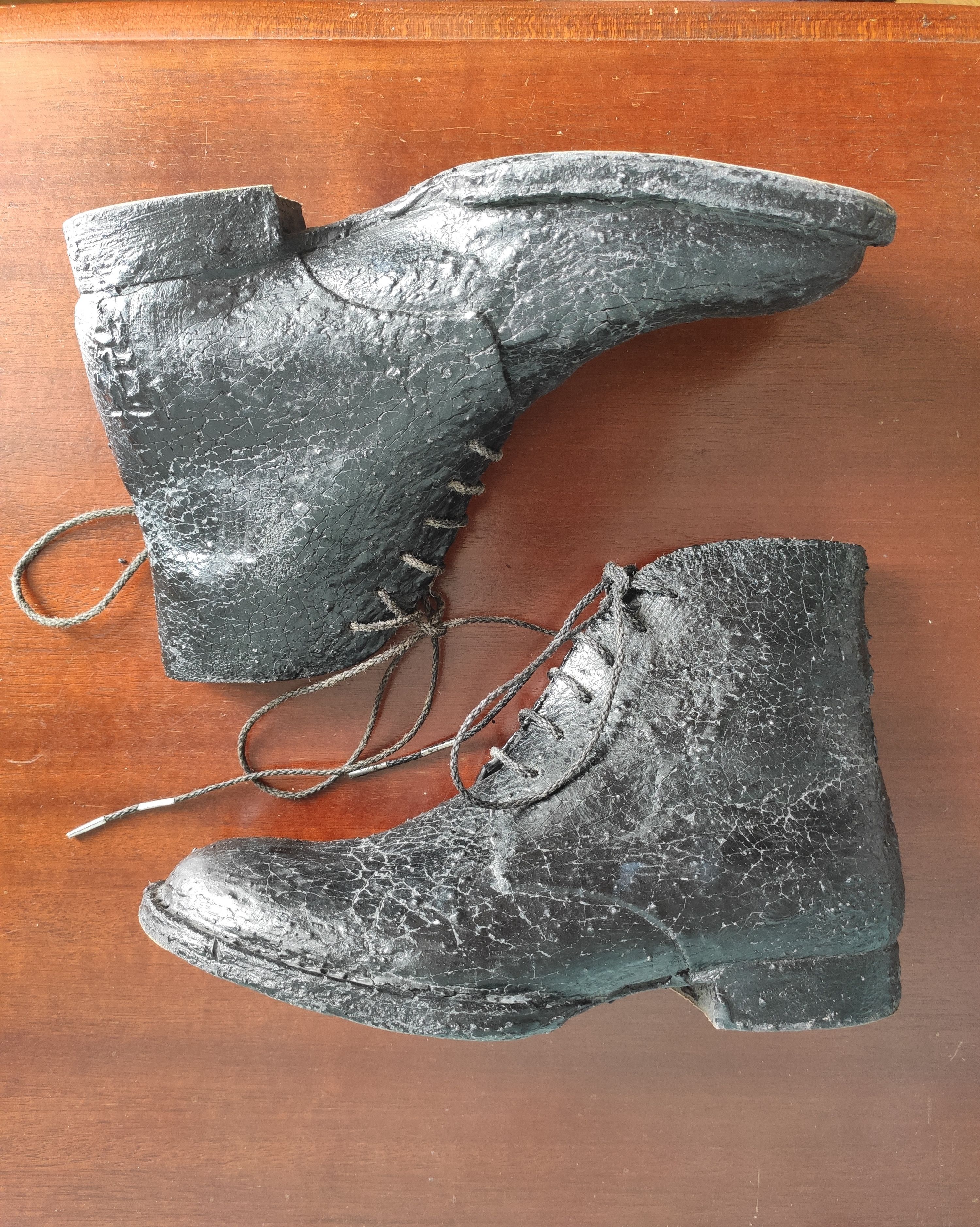 Barny Nakhle Coated crack leather boots.Like Carol Christian Poell Size US 6 / EU 39 - 3 Thumbnail