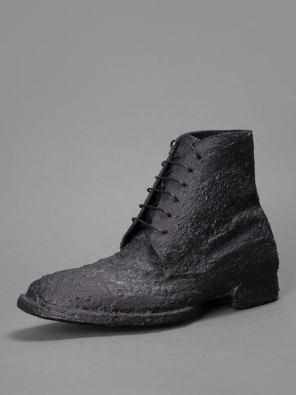 Barny Nakhle Coated crack leather boots.Like Carol Christian Poell Size US 6 / EU 39 - 2 Thumbnail