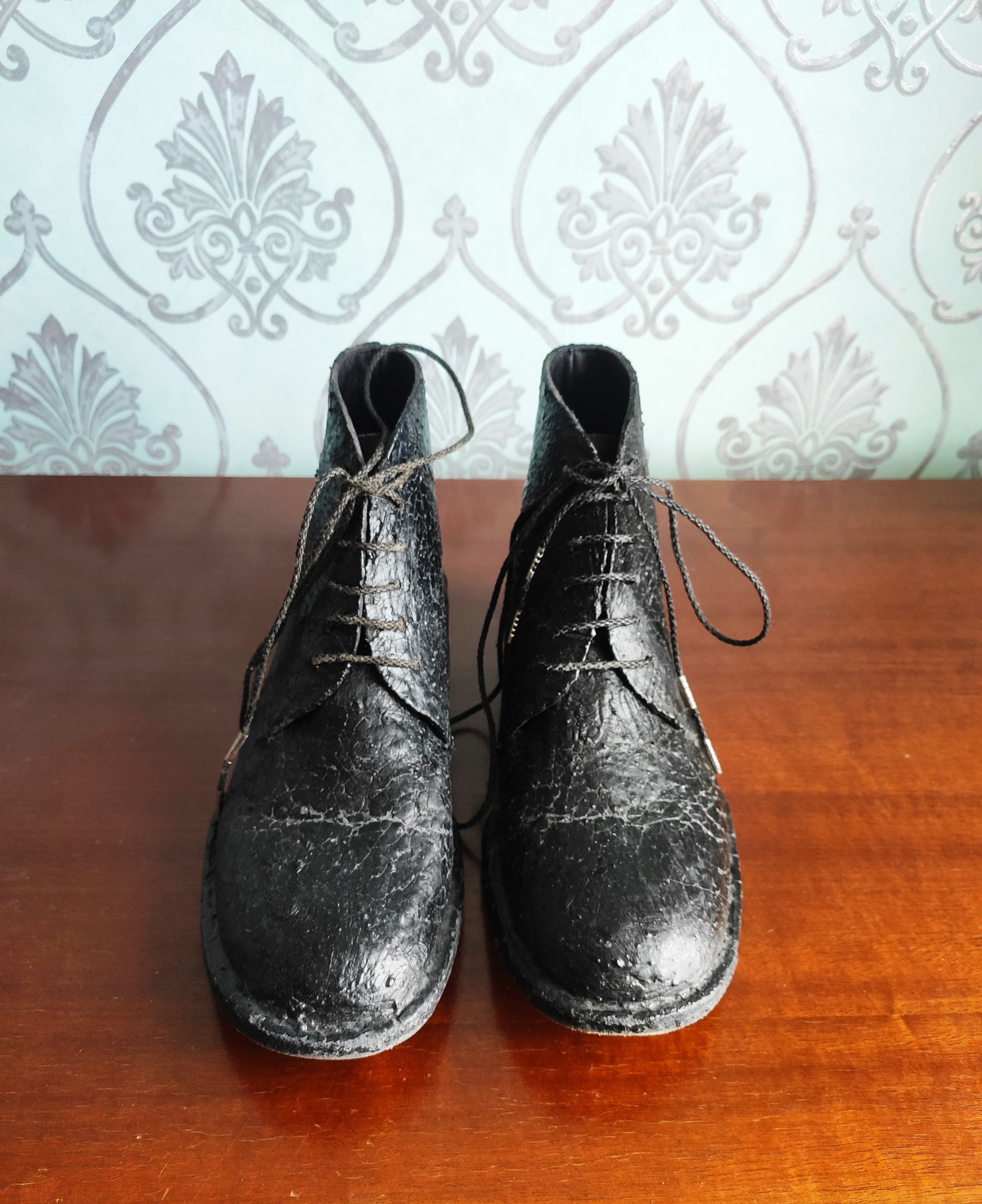 Barny Nakhle Coated crack leather boots.Like Carol Christian Poell Size US 6 / EU 39 - 4 Thumbnail