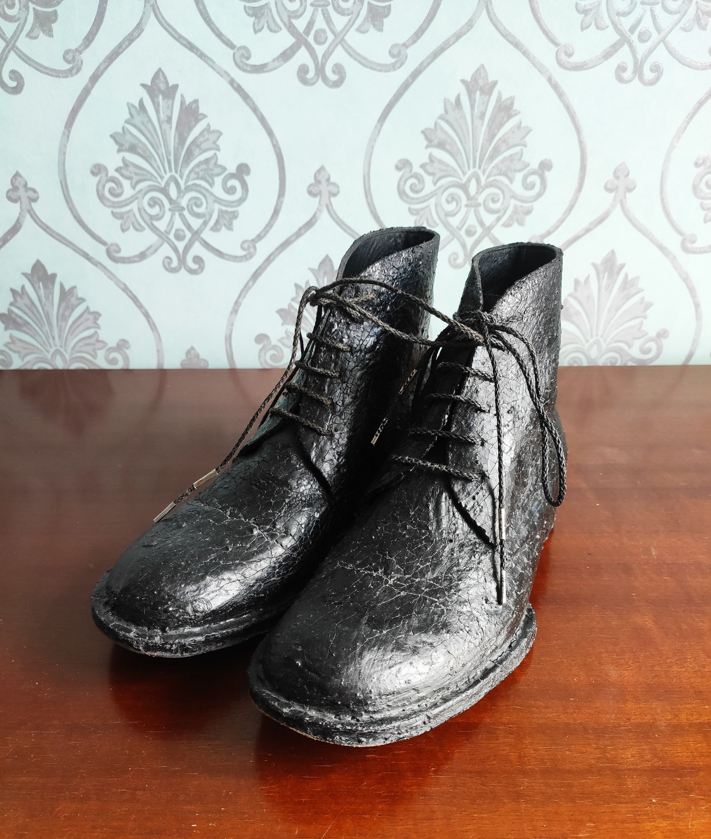 Barny Nakhle Coated crack leather boots.Like Carol Christian Poell Size US 6 / EU 39 - 6 Thumbnail