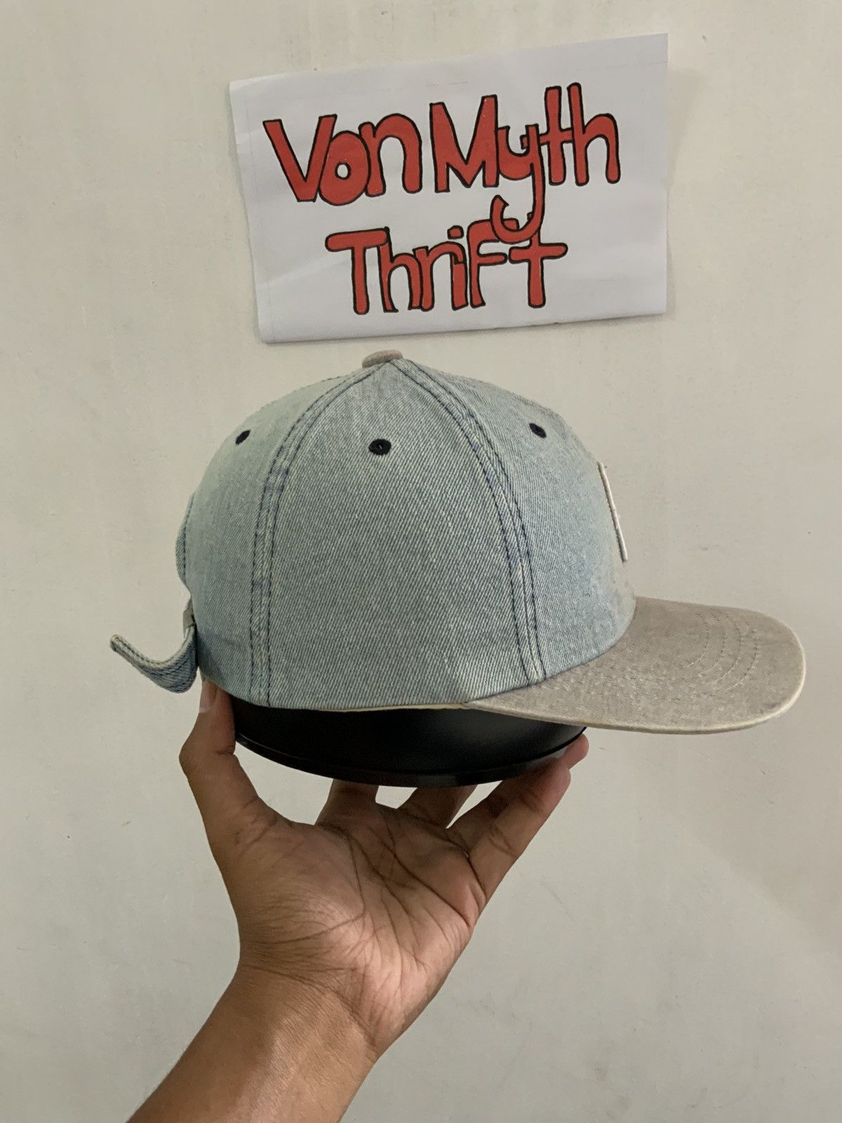 Denime Vintage Millitage Denim Hat Size ONE SIZE - 4 Thumbnail