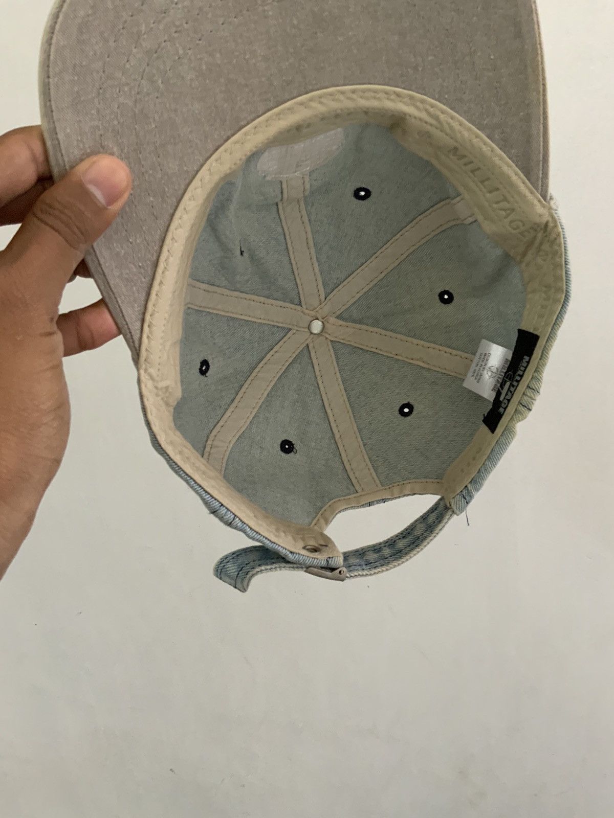 Denime Vintage Millitage Denim Hat Size ONE SIZE - 11 Thumbnail