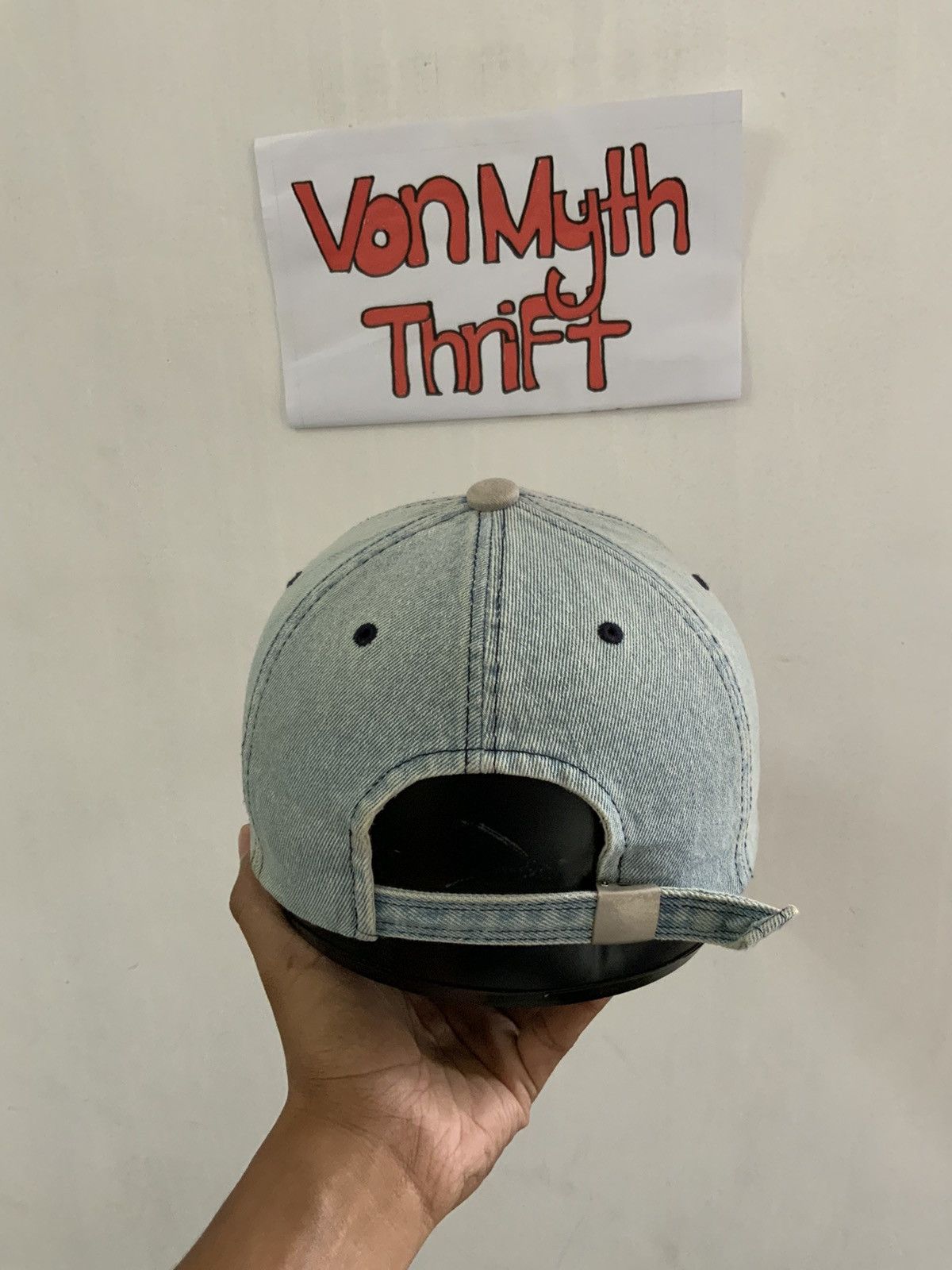 Denime Vintage Millitage Denim Hat Size ONE SIZE - 3 Thumbnail