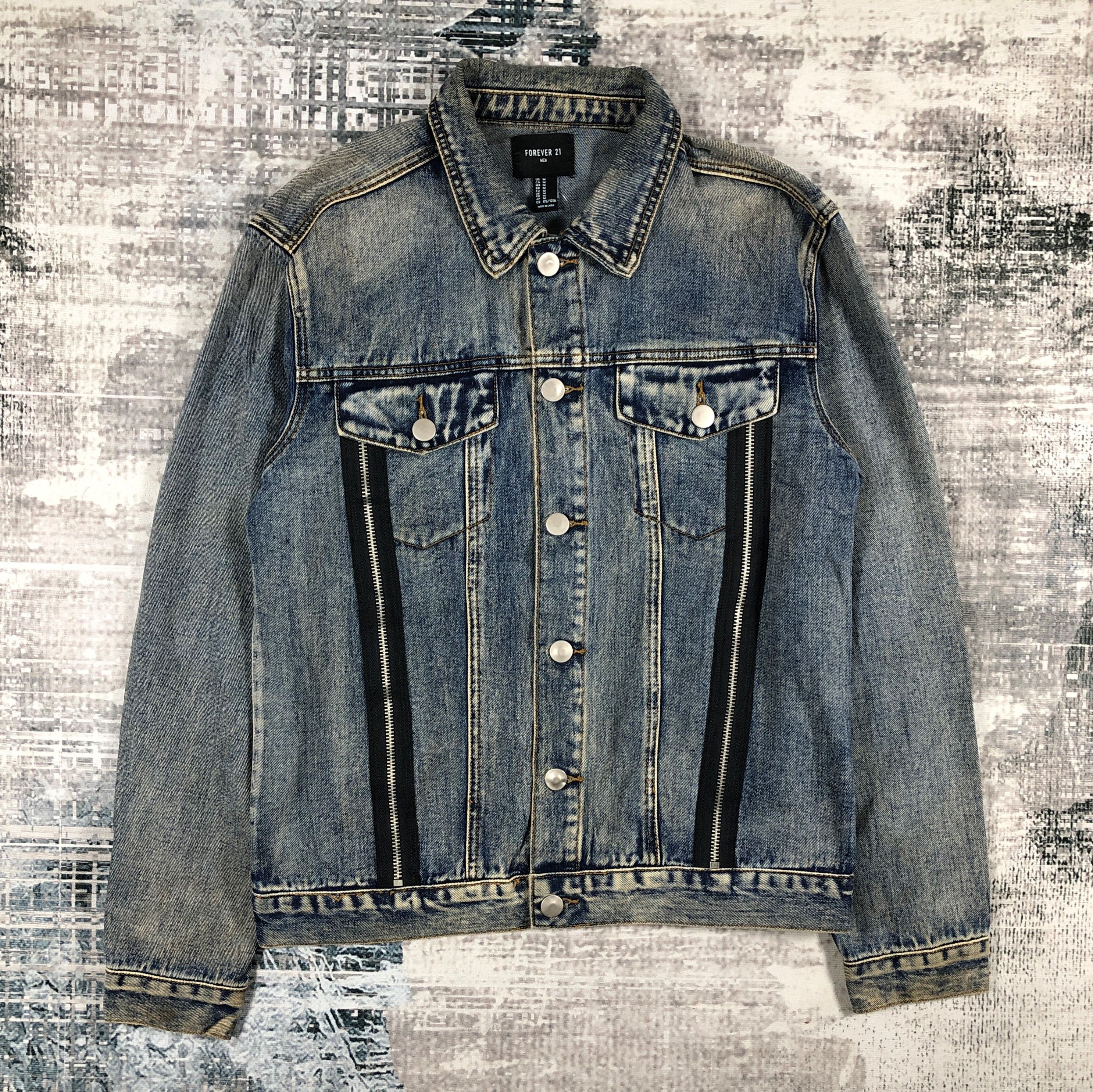 Forever 21 × Vintage Forever 21 Trucker Dnim Jacket Size US M / EU 48-50 / 2 - 1 Thumbnail