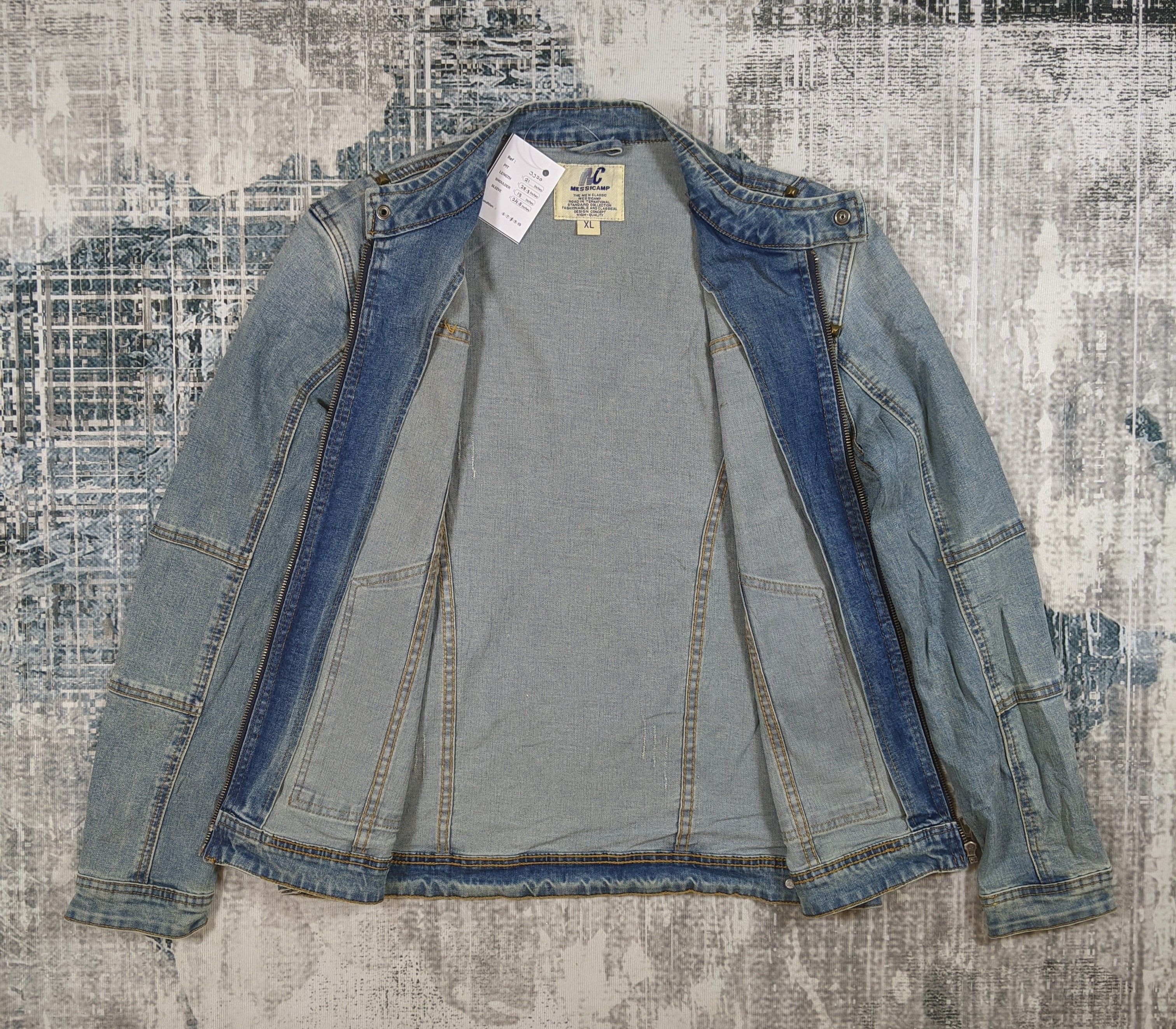 Japanese Brand × Vintage Japanase Brand Messicamp Work Wear Denim Jacket Size US XL / EU 56 / 4 - 3 Thumbnail