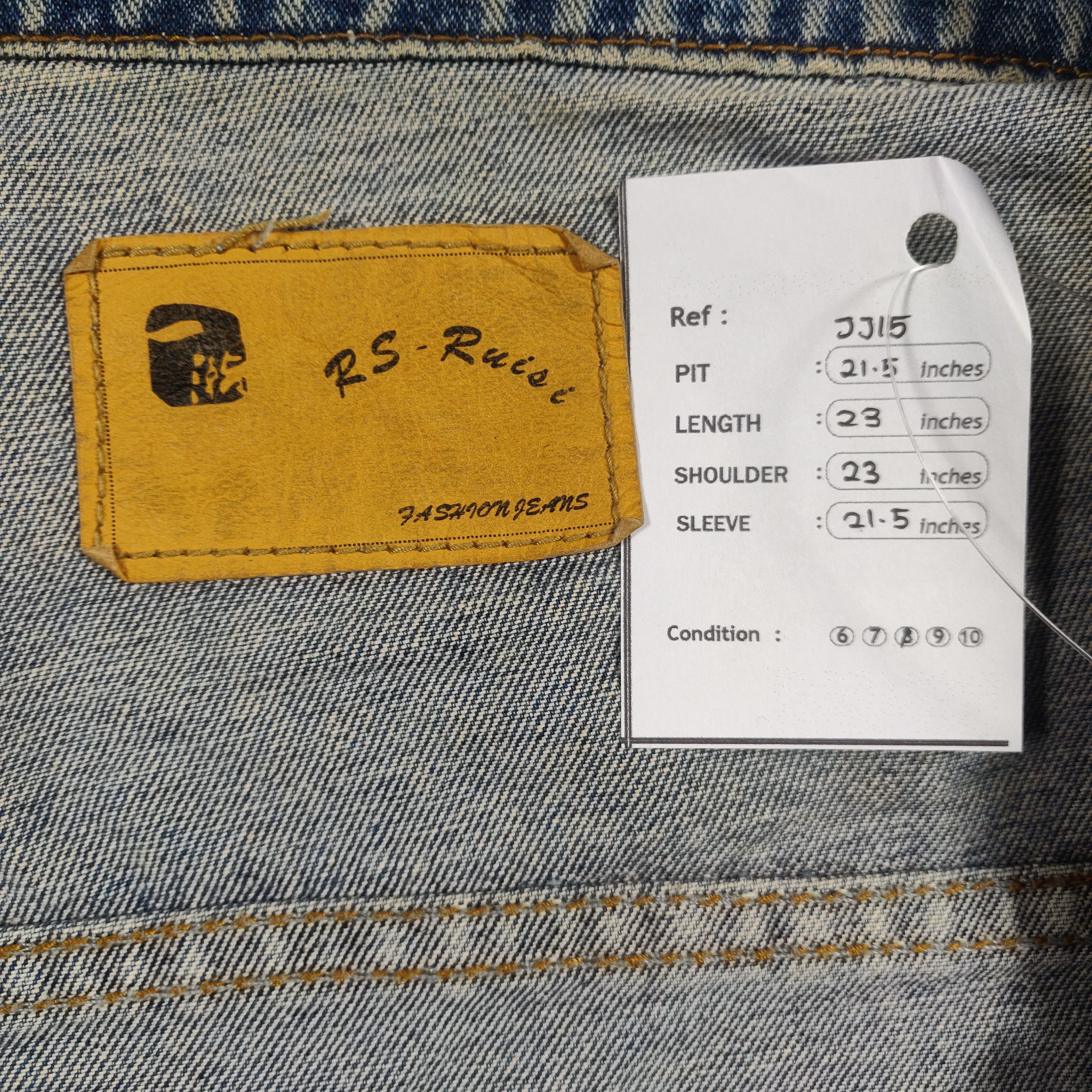 Japanese Brand × Vintage RS Ruiei Denim Trucker Jacket Medium Wash Size US XL / EU 56 / 4 - 5 Thumbnail