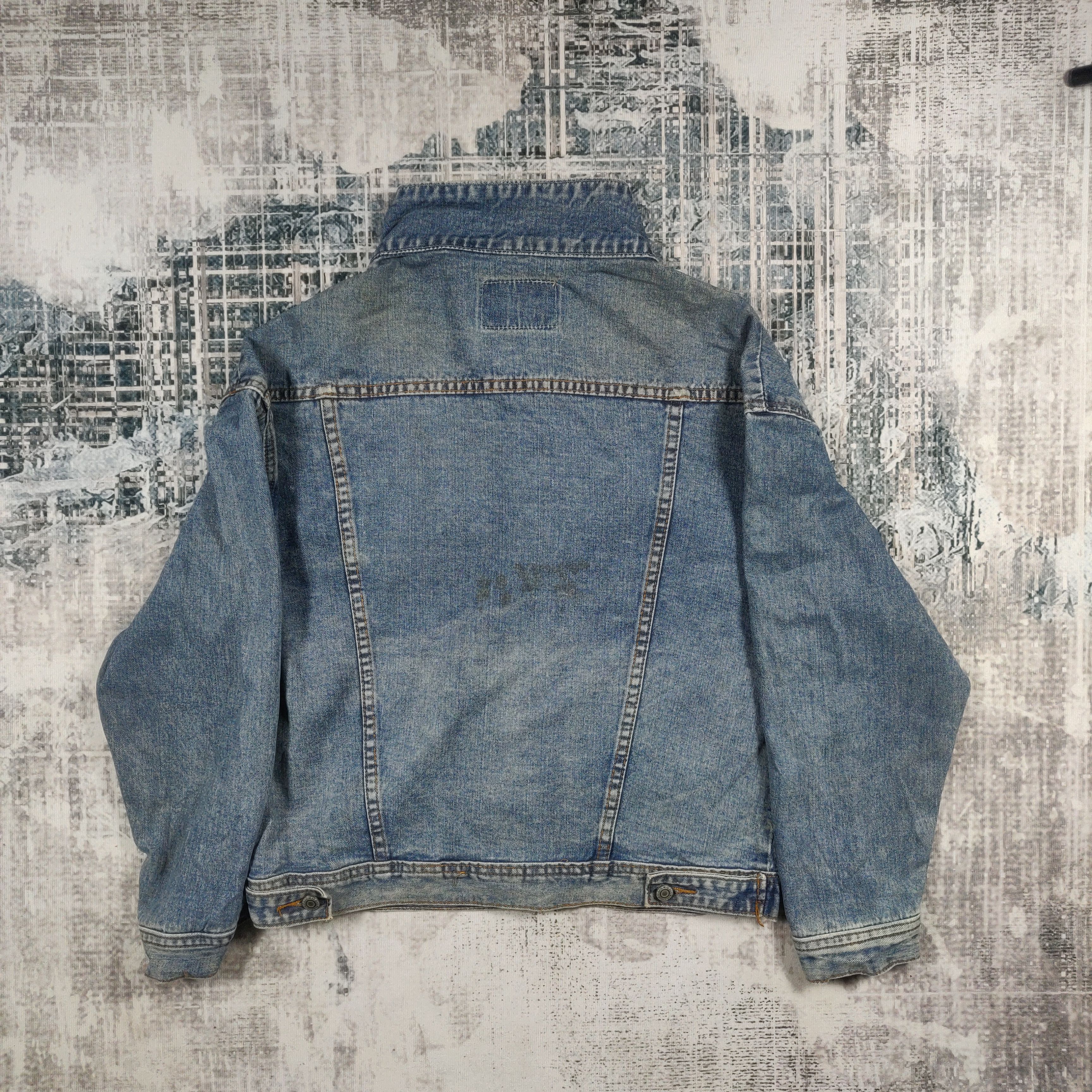Japanese Brand × Vintage RS Ruiei Denim Trucker Jacket Medium Wash Size US XL / EU 56 / 4 - 2 Thumbnail