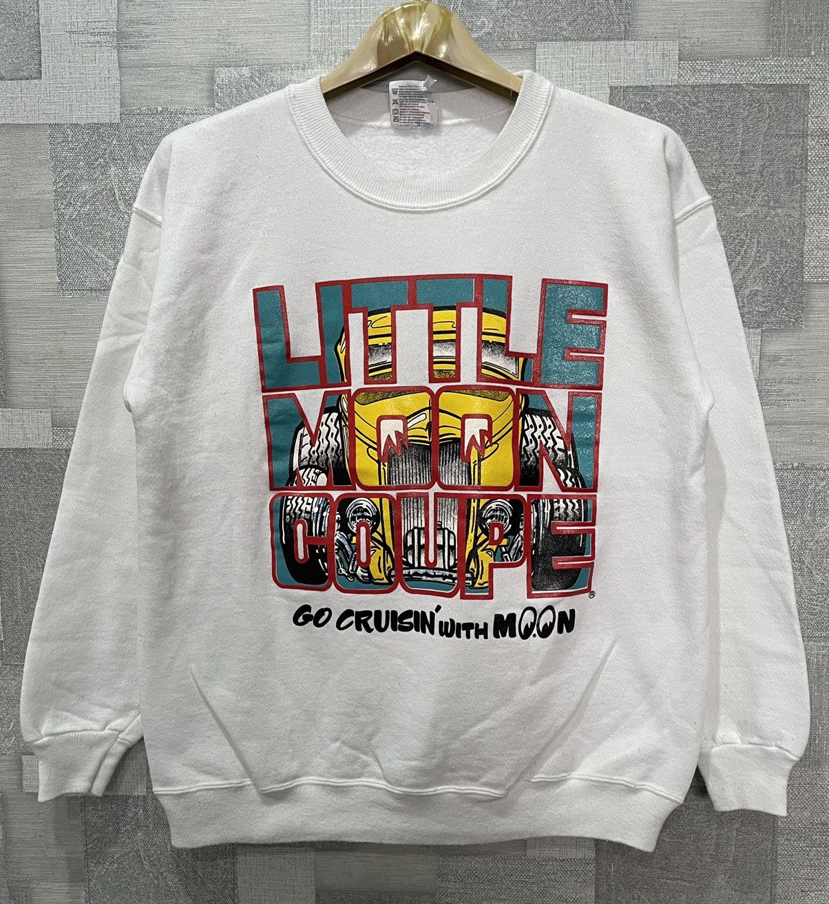 image of Racing x Vintage Mooneyes in White, Men's (Size Medium)