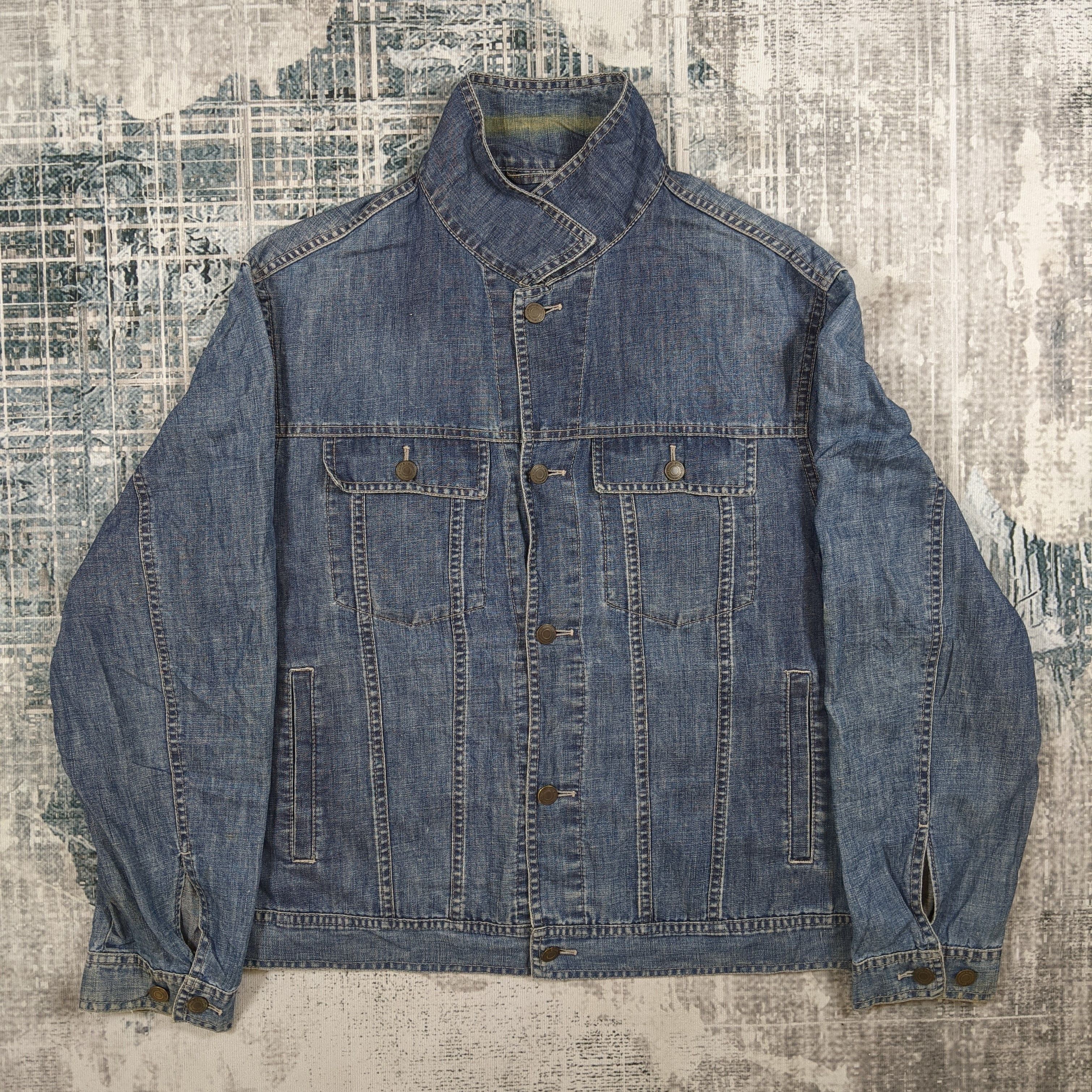 Camel Camel Active Denim Trucker Jacket Dark Wash Size US M / EU 48-50 / 2 - 1 Thumbnail