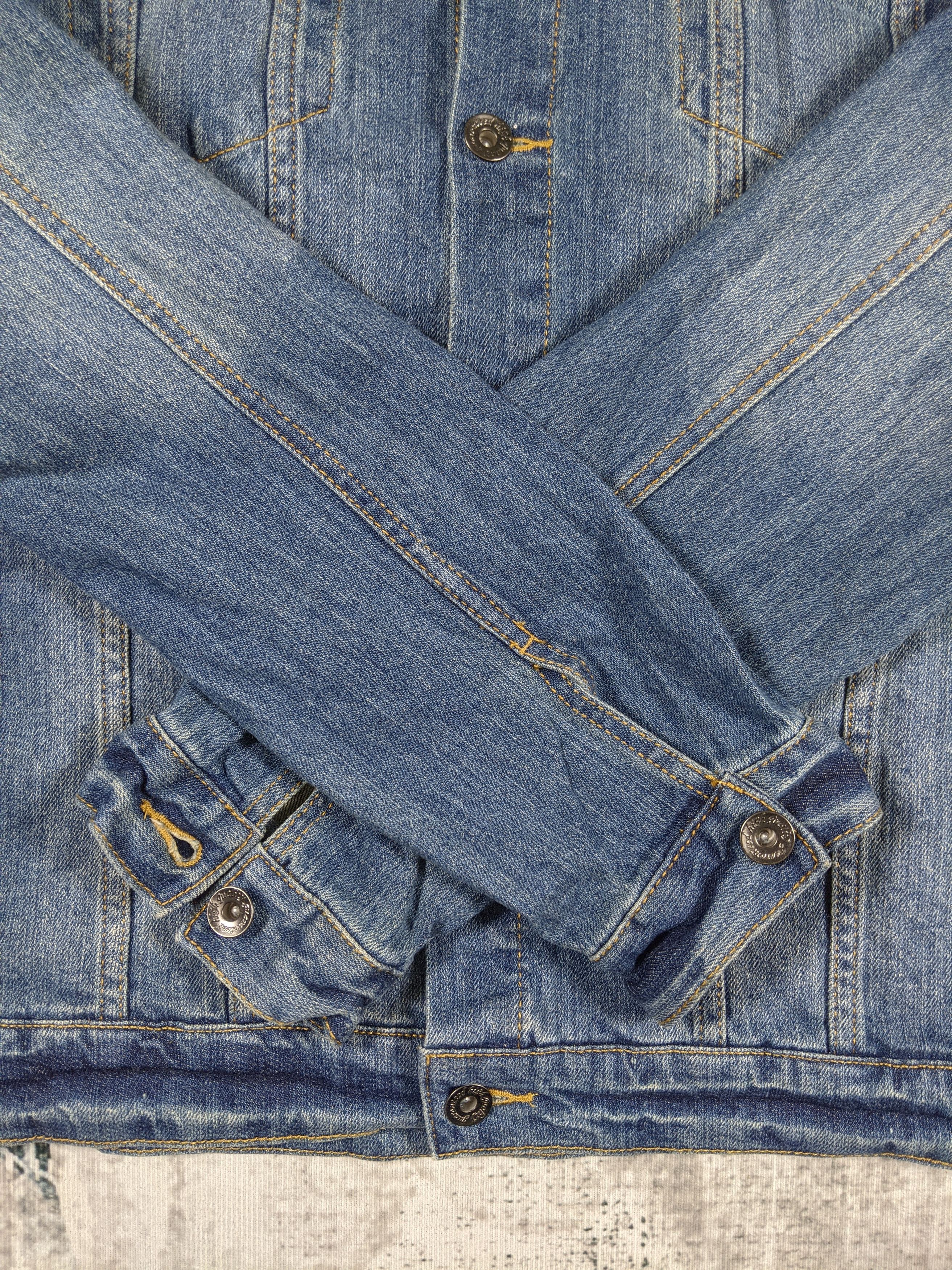 Japanese Brand × Vintage Heather Denim Trucker Jacket Dark Wash Size US L / EU 52-54 / 3 - 4 Thumbnail